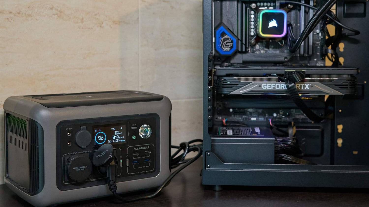 Une station d'alimentation portable peut-elle alimenter un PC