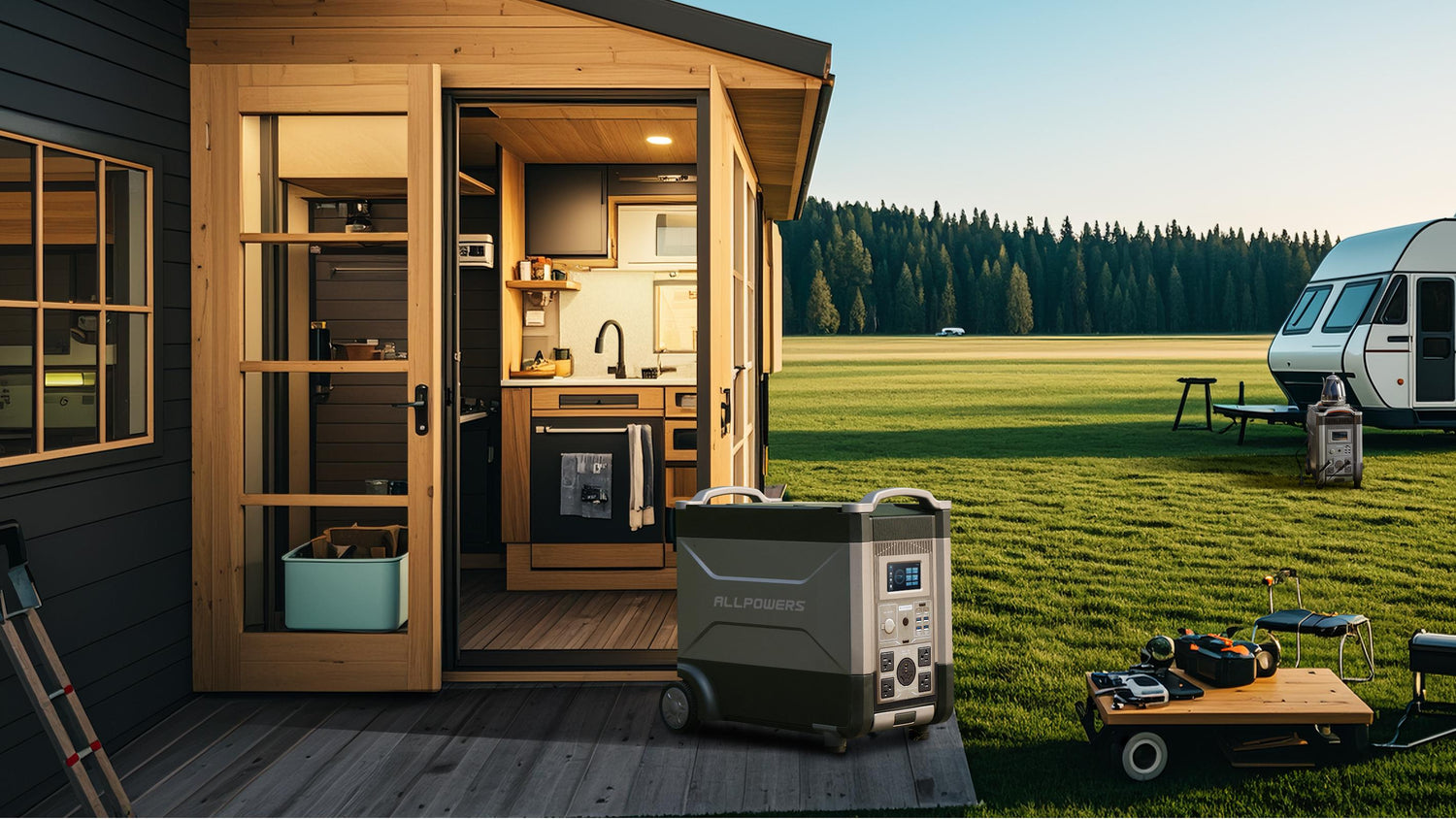 générateur solaire pour une vie hors réseau