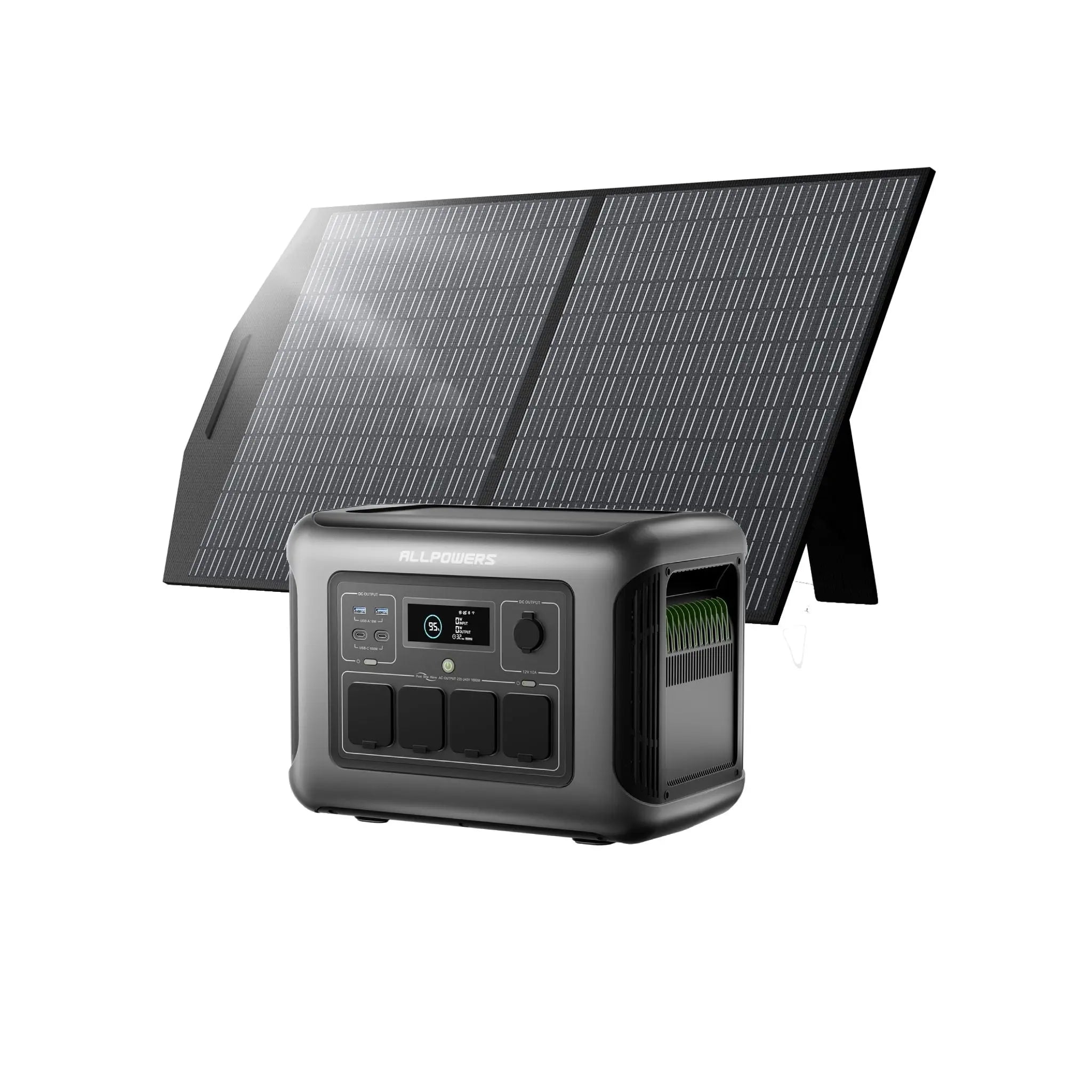 ALLPOWERS 1600W Générateur Solaire R1500 LITE avec PV100W ALLPOWERS