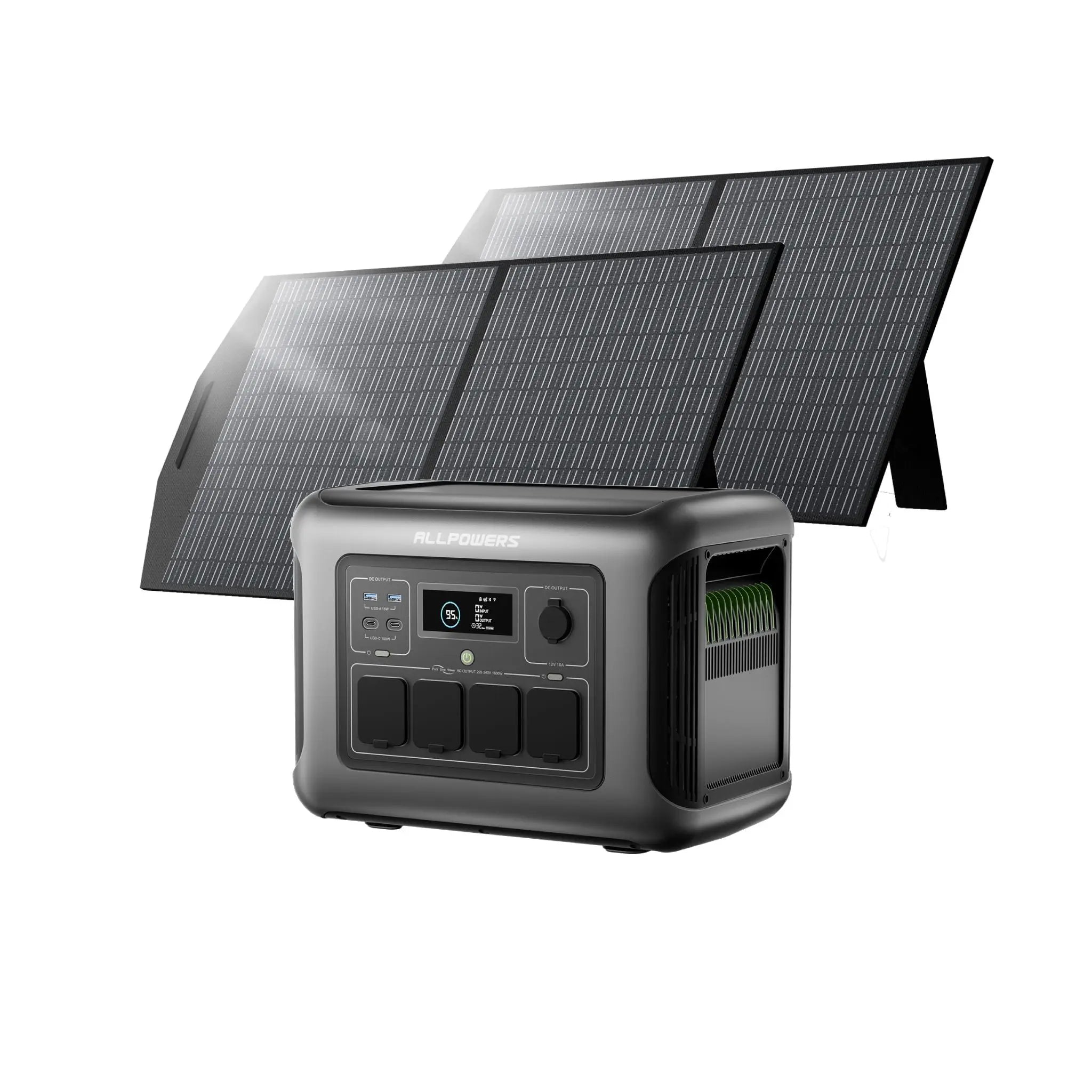 ALLPOWERS 1600W Générateur Solaire R1500 LITE avec PV100W ALLPOWERS