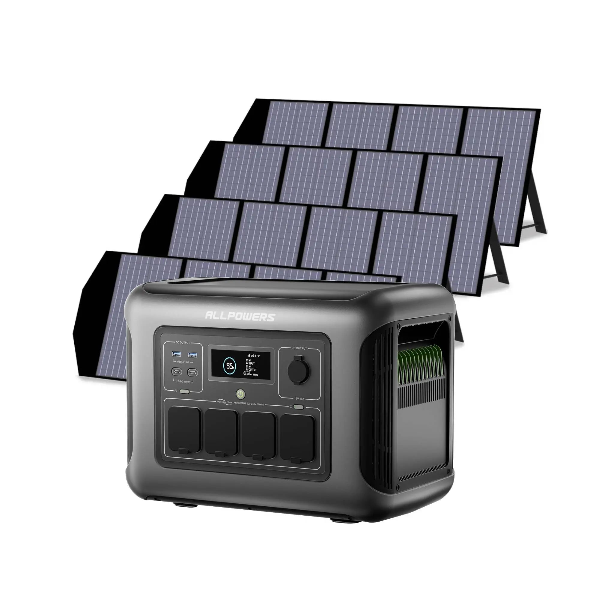 ALLPOWERS 1600W Générateur Solaire R1500 LITE avec PV140W ALLPOWERS