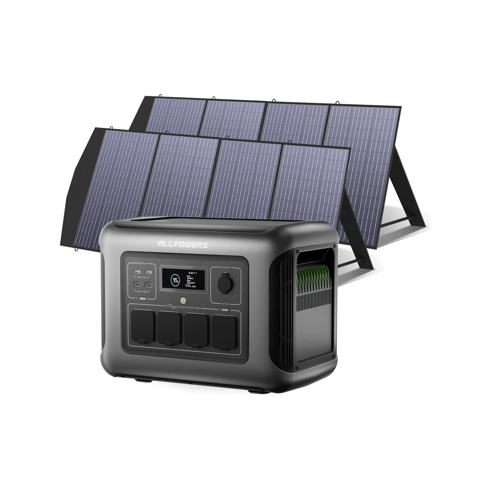 ALLPOWERS 1600W Générateur Solaire R1500 LITE avec PV200W ALLPOWERS