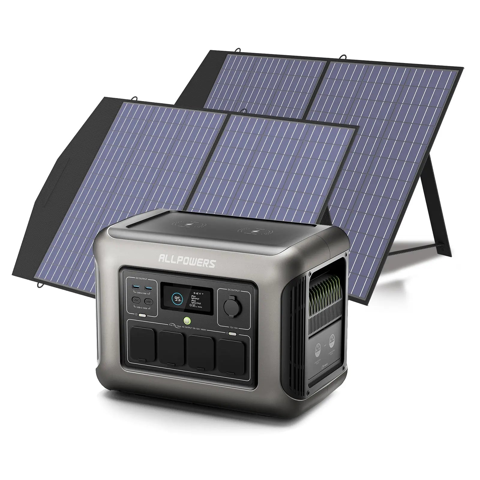ALLPOWERS 1800W Générateur Solaire R1500 avec PV100W ALLPOWERS
