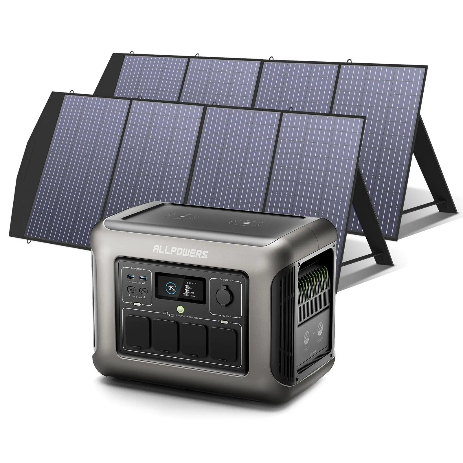 ALLPOWERS 1800W Générateur Solaire R1500 avec PV200W ALLPOWERS