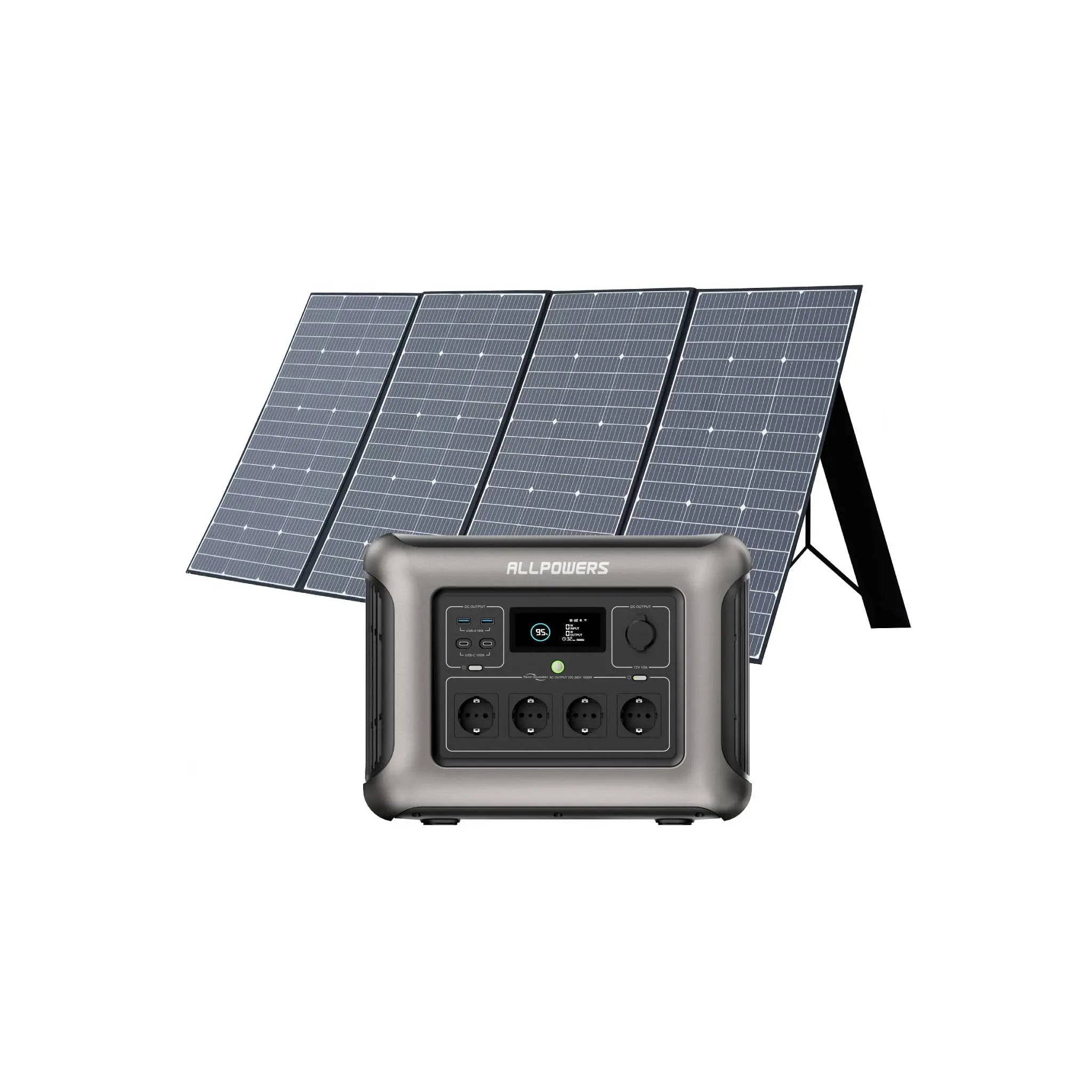 ALLPOWERS 1800W Générateur Solaire R1500 avec PV400W ALLPOWERS