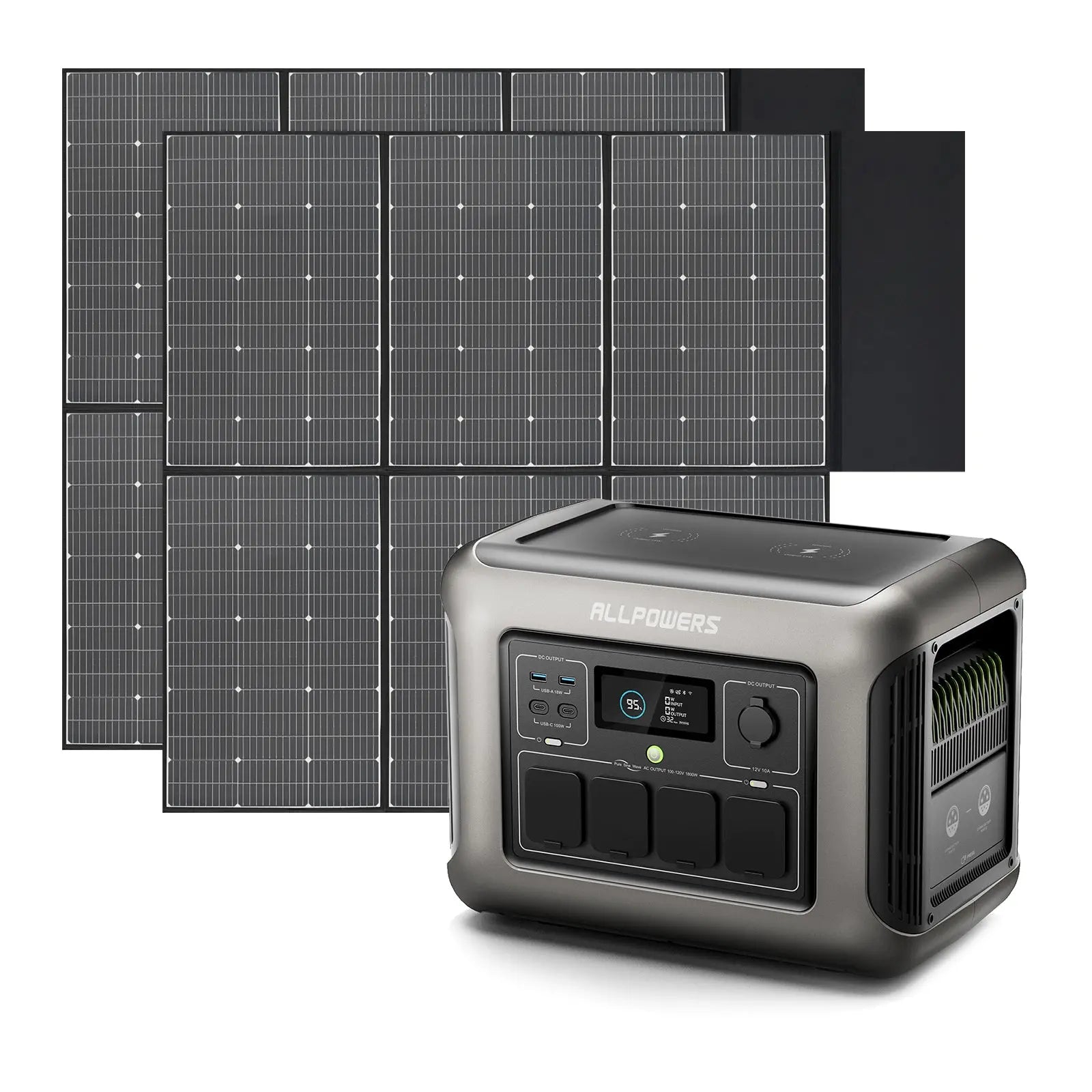 ALLPOWERS 1800W Générateur Solaire R1500 avec PV600W ALLPOWERS