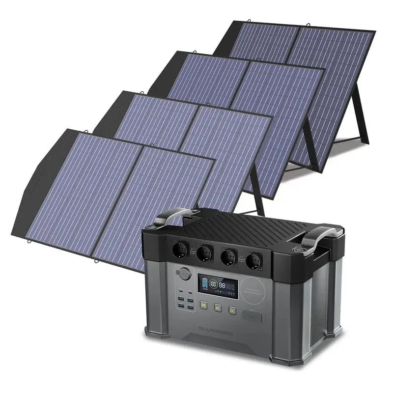 ALLPOWERS 2400W Générateur Solaire S2000 Pro avec PV 100W ALLPOWERS