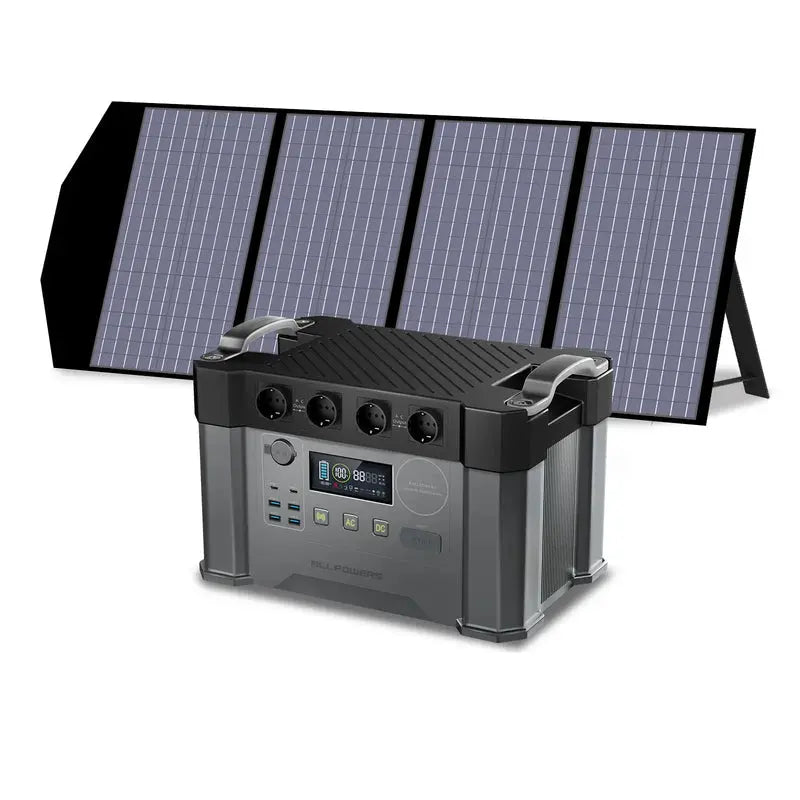 ALLPOWERS 2400W Générateur Solaire S2000 Pro avec PV 140W ALLPOWERS