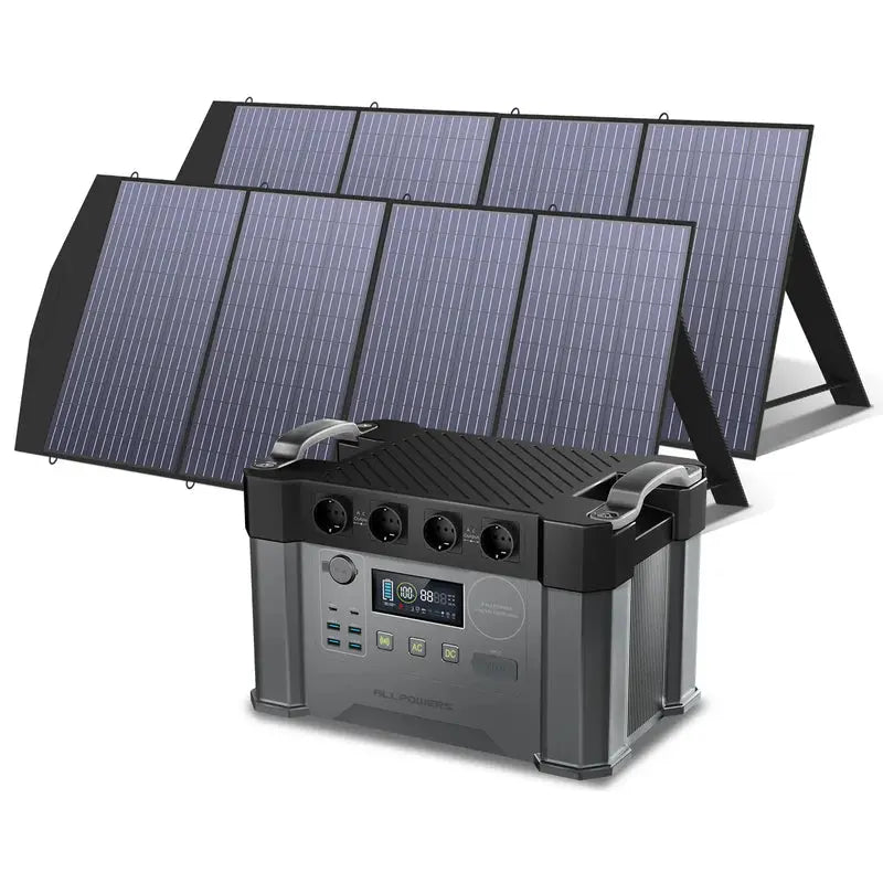 ALLPOWERS 2400W Générateur Solaire S2000 Pro avec PV 200W ALLPOWERS