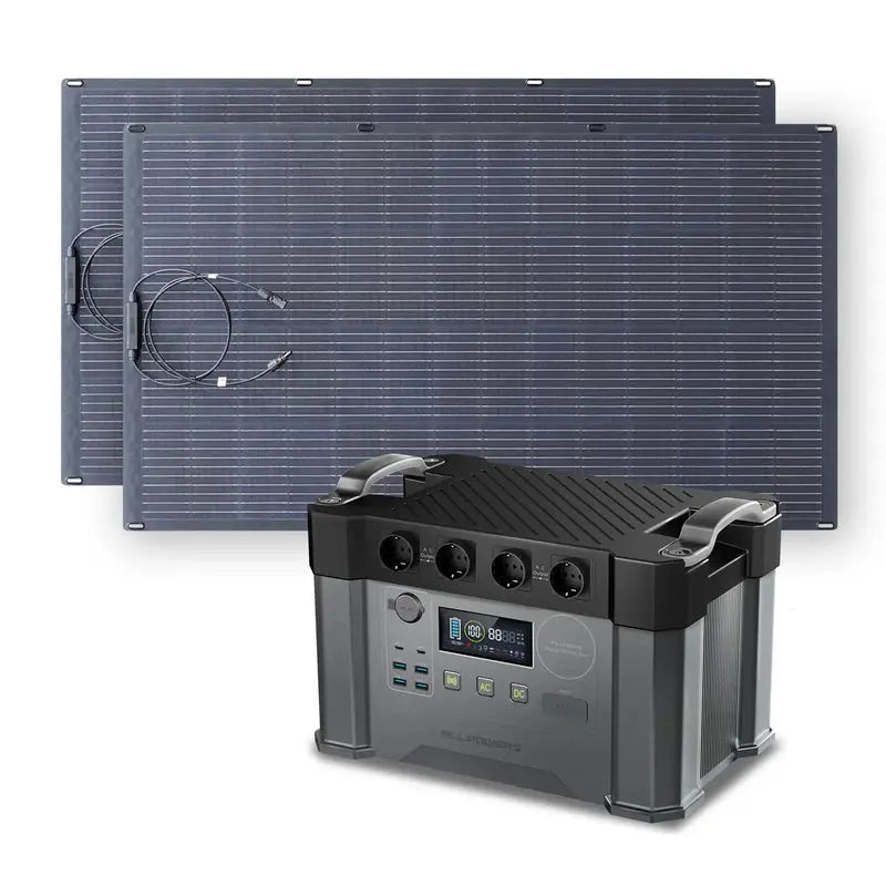 ALLPOWERS 2400W Générateur Solaire S2000 Pro avec PV 200W ALLPOWERS