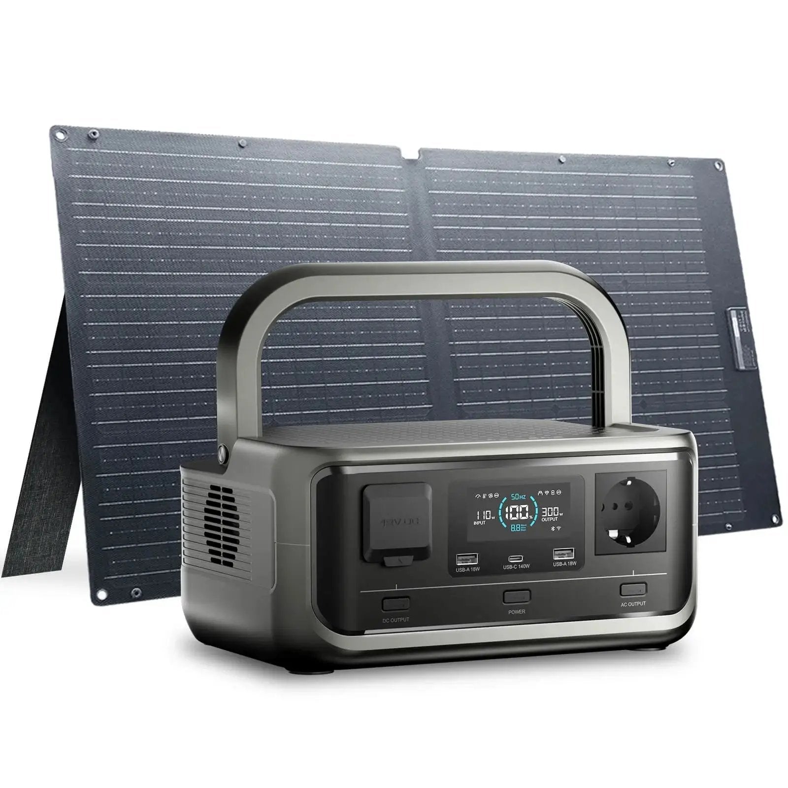 ALLPOWERS 300W Générateur Solaire VOLIX P300 avec SOLAX SE100 PV100W France ALLPOWERS