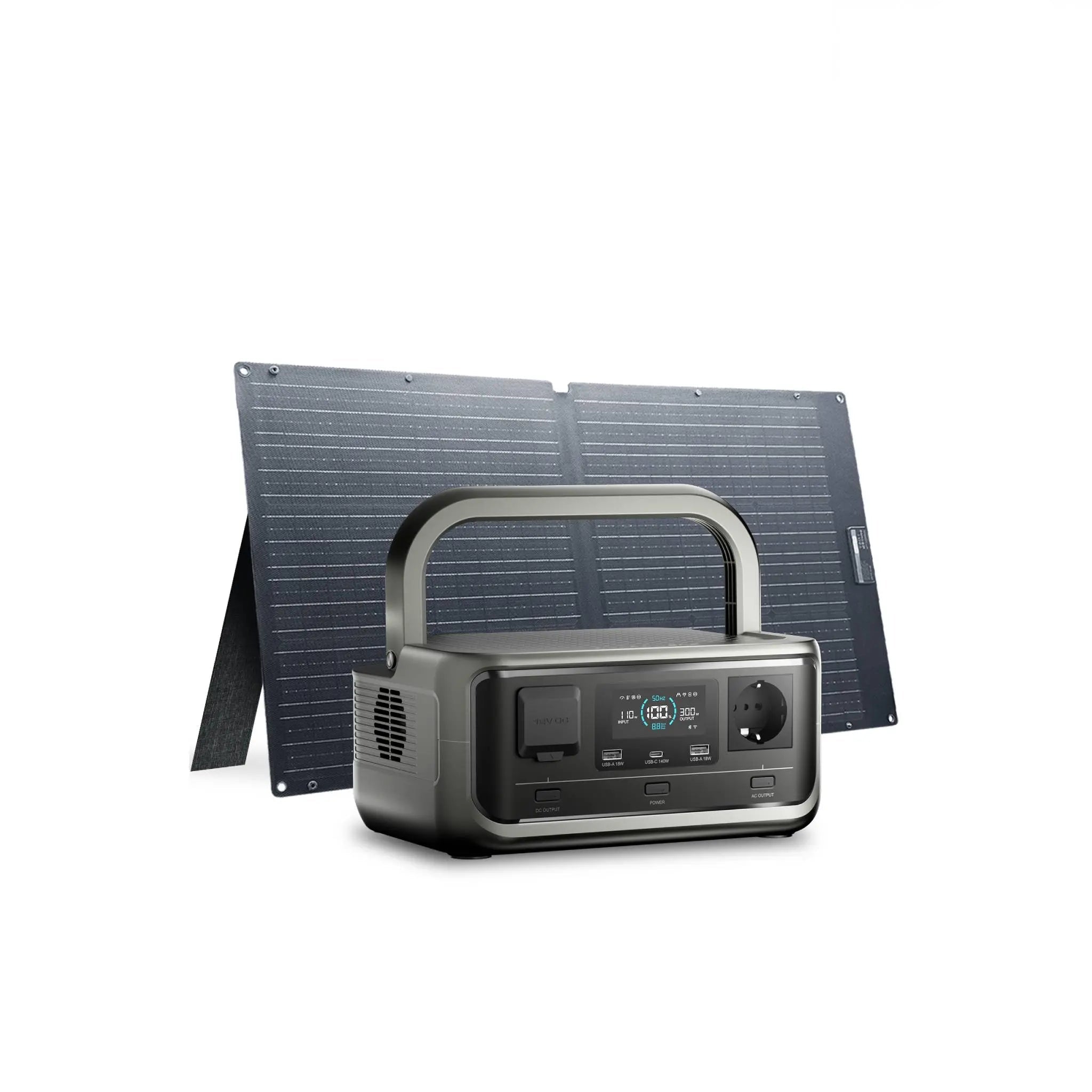 ALLPOWERS 300W Générateur Solaire VOLIX P300 avec SOLAX SE100 PV100W France ALLPOWERS