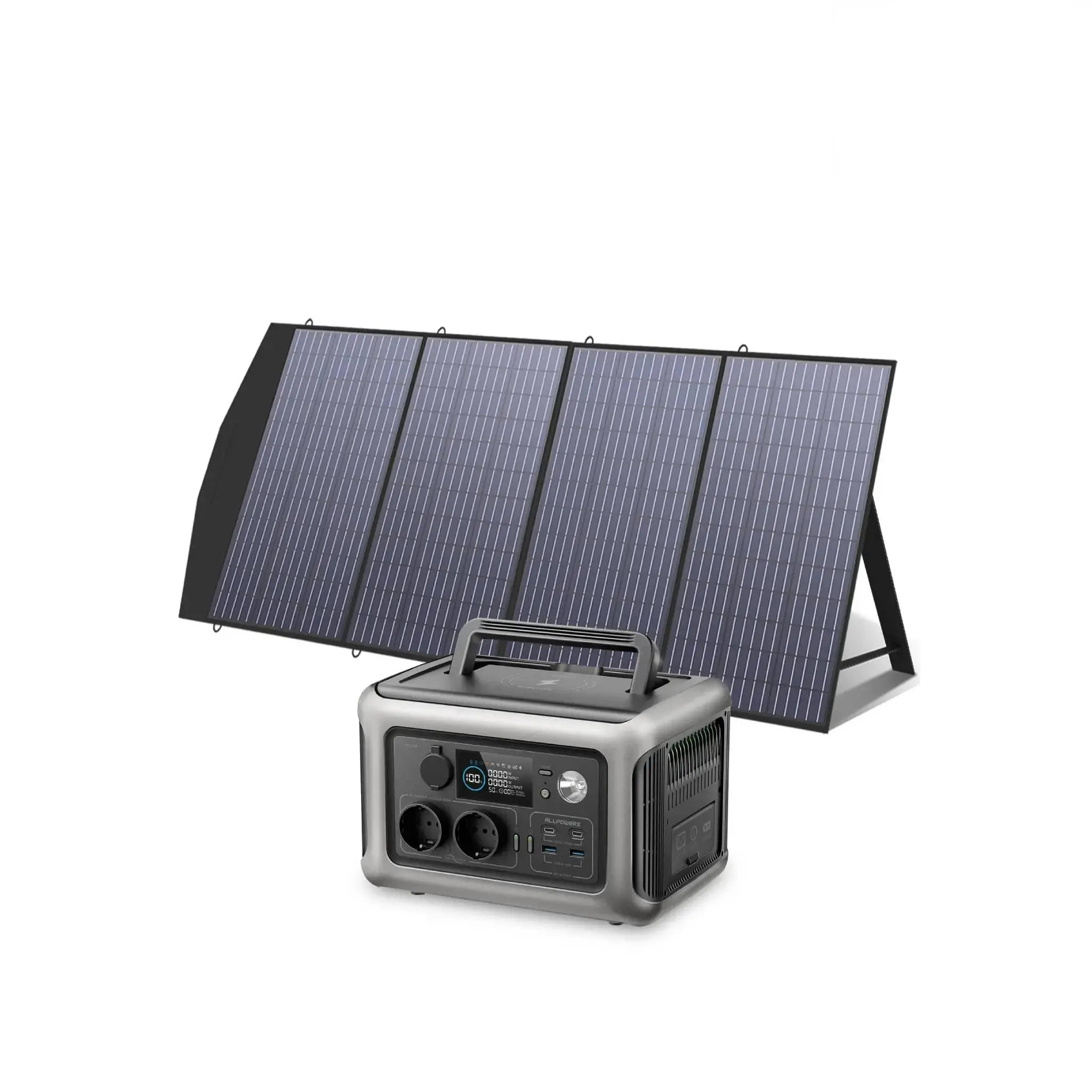 ALLPOWERS 600W Générateur Solaire R600 avec PV200W ALLPOWERS
