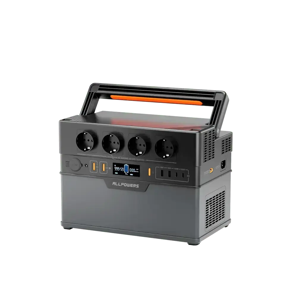 ALLPOWERS Générateur Solaire 1500W (S1500 PLUS + SP033 Panneau Solaire 200W) ALLPOWERS