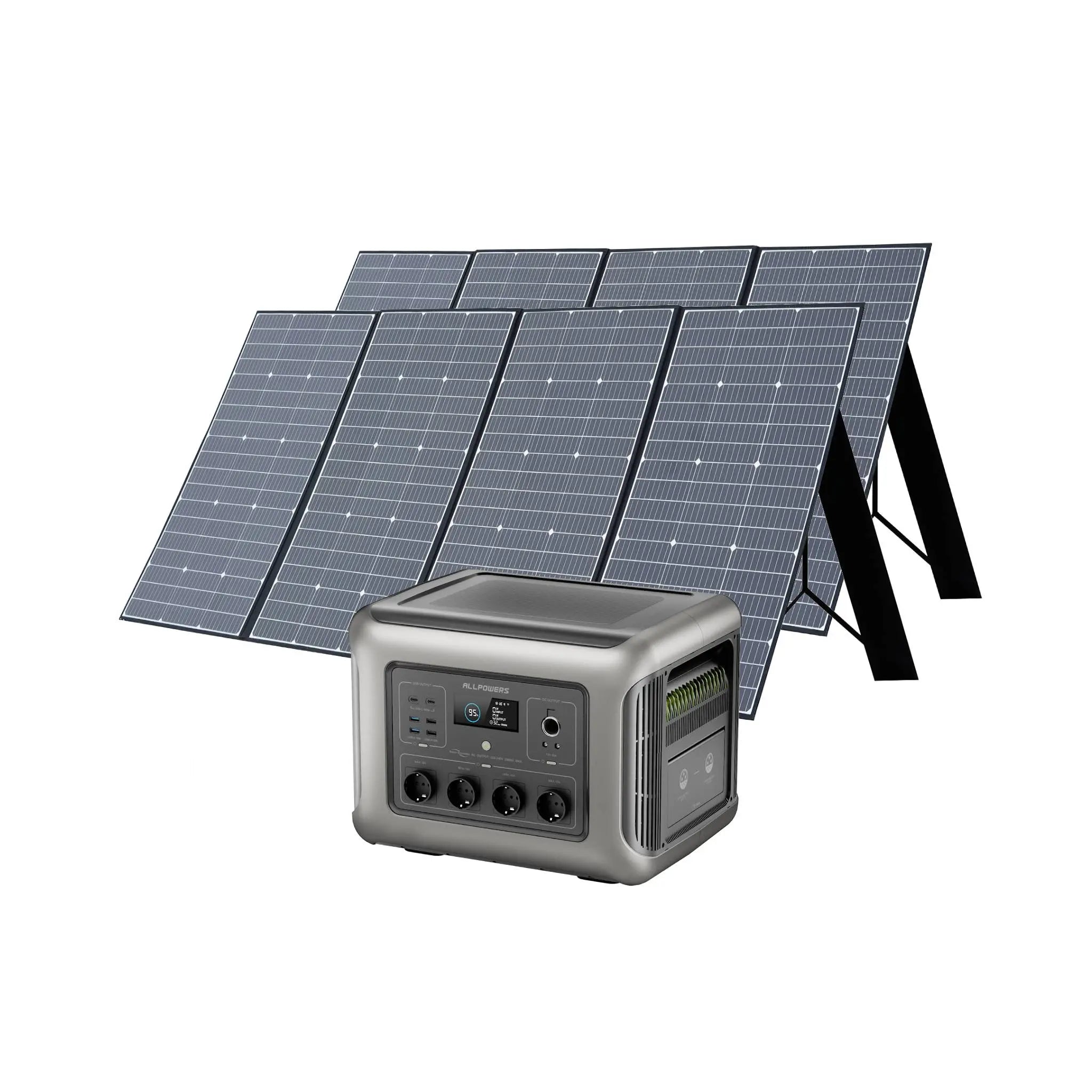 ALLPOWERS Générateur Solaire 2500W (R2500 + SP037 400W Panneau Solaire) ALLPOWERS