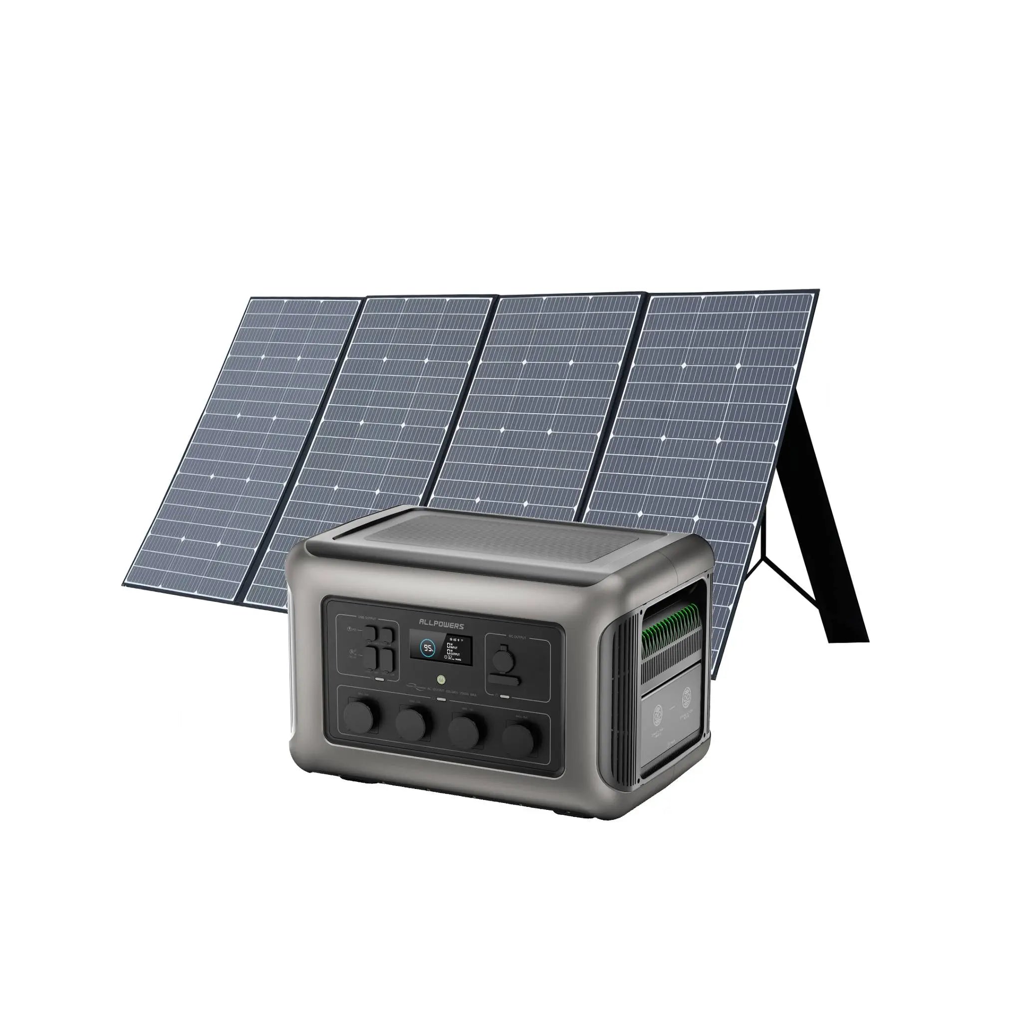 ALLPOWERS Générateur Solaire 3500W (R3500 + SP037 400W Panneau Solaire) ALLPOWERS