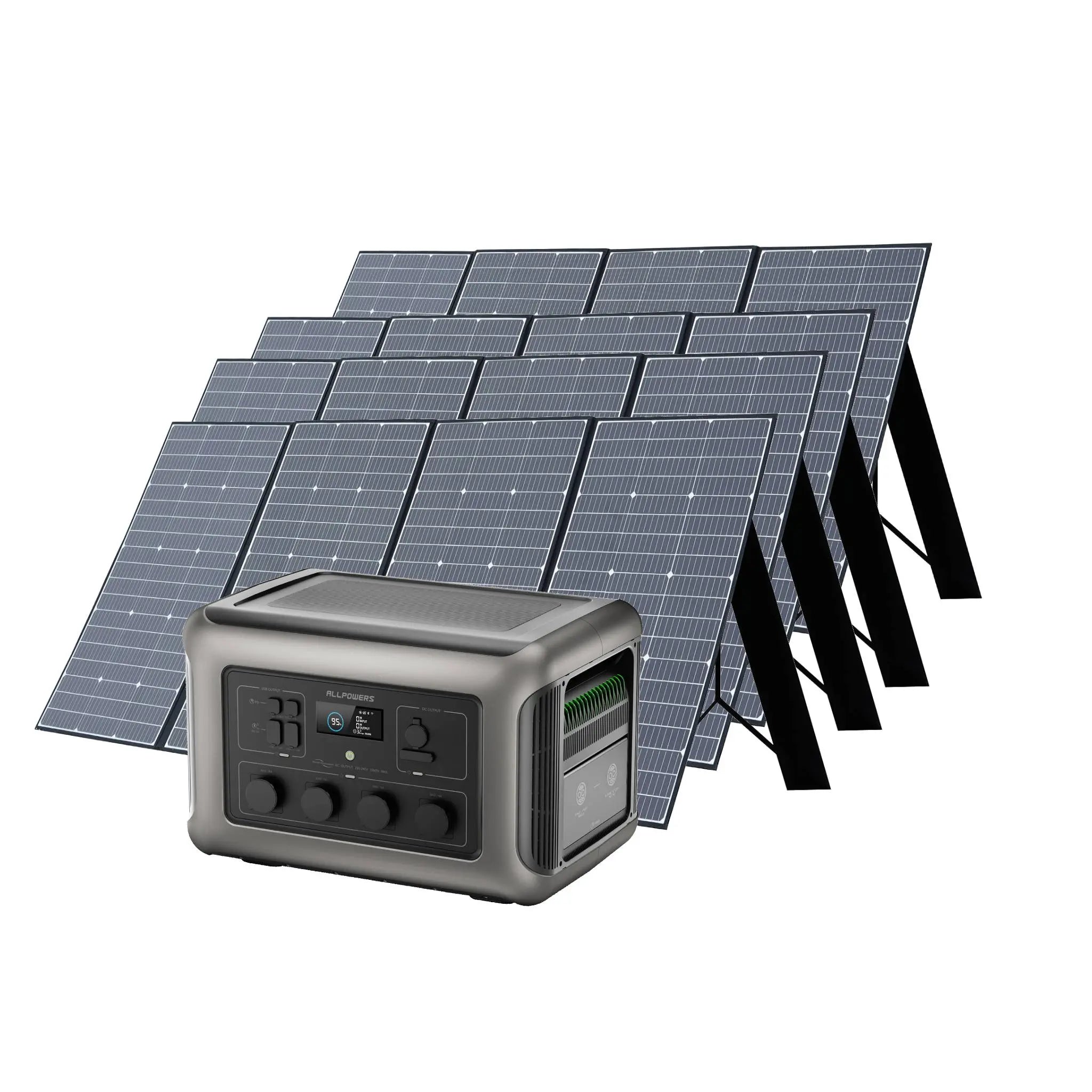 ALLPOWERS Générateur Solaire 3500W (R3500 + SP037 400W Panneau Solaire) ALLPOWERS