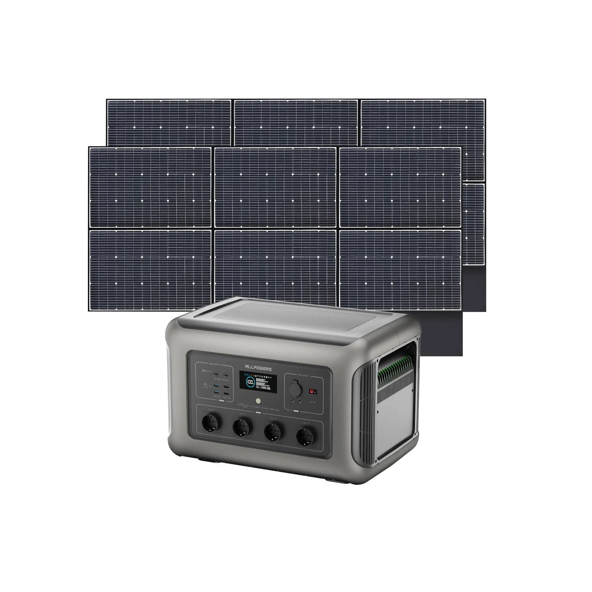 ALLPOWERS Générateur Solaire 3500W (R3500 + SP039 600W Panneau Solaire) ALLPOWERS