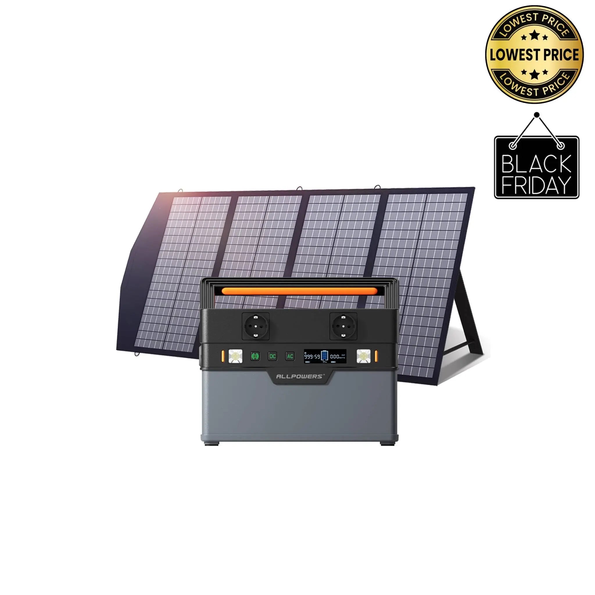 ALLPOWERS Générateur Solaire 700W (S700 + SP029 140W Panneau Solaire) ALLPOWERS