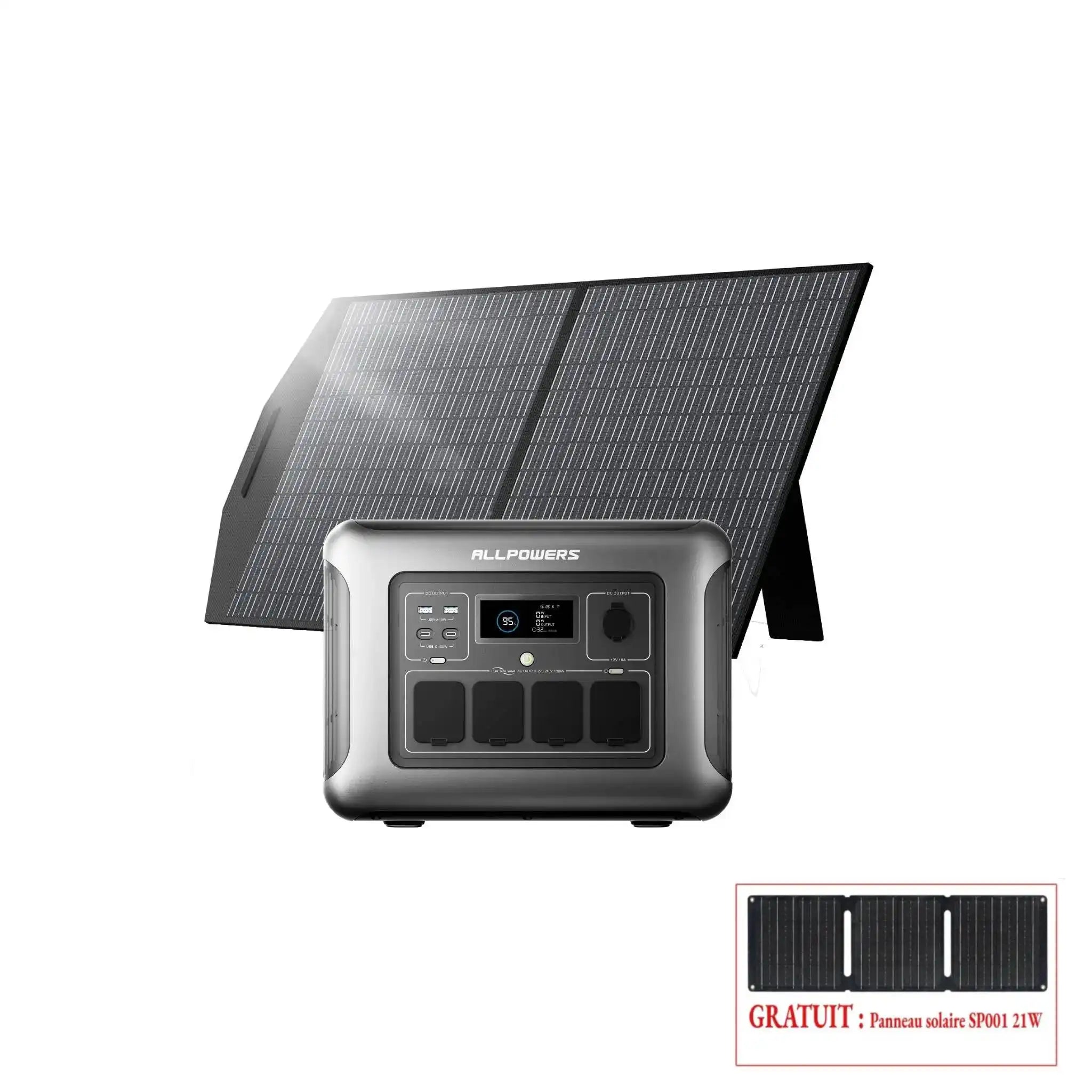 ALLPOWERS R1500 LITE Station électrique portable 1600W 1056Wh