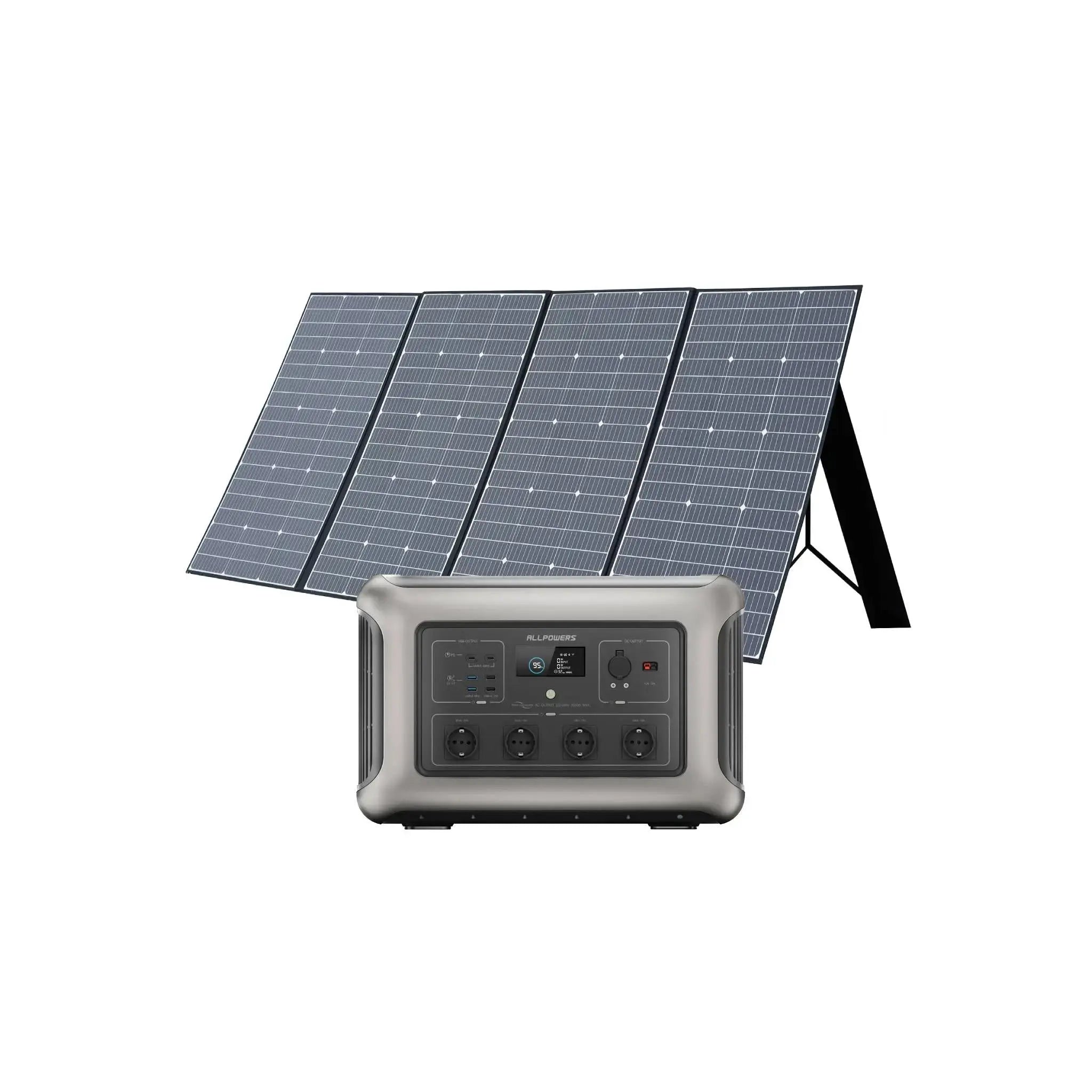 ALLPOWERS Générateur Solaire 3500W (R3500 + SP037 400W Panneau Solaire) ALLPOWERS