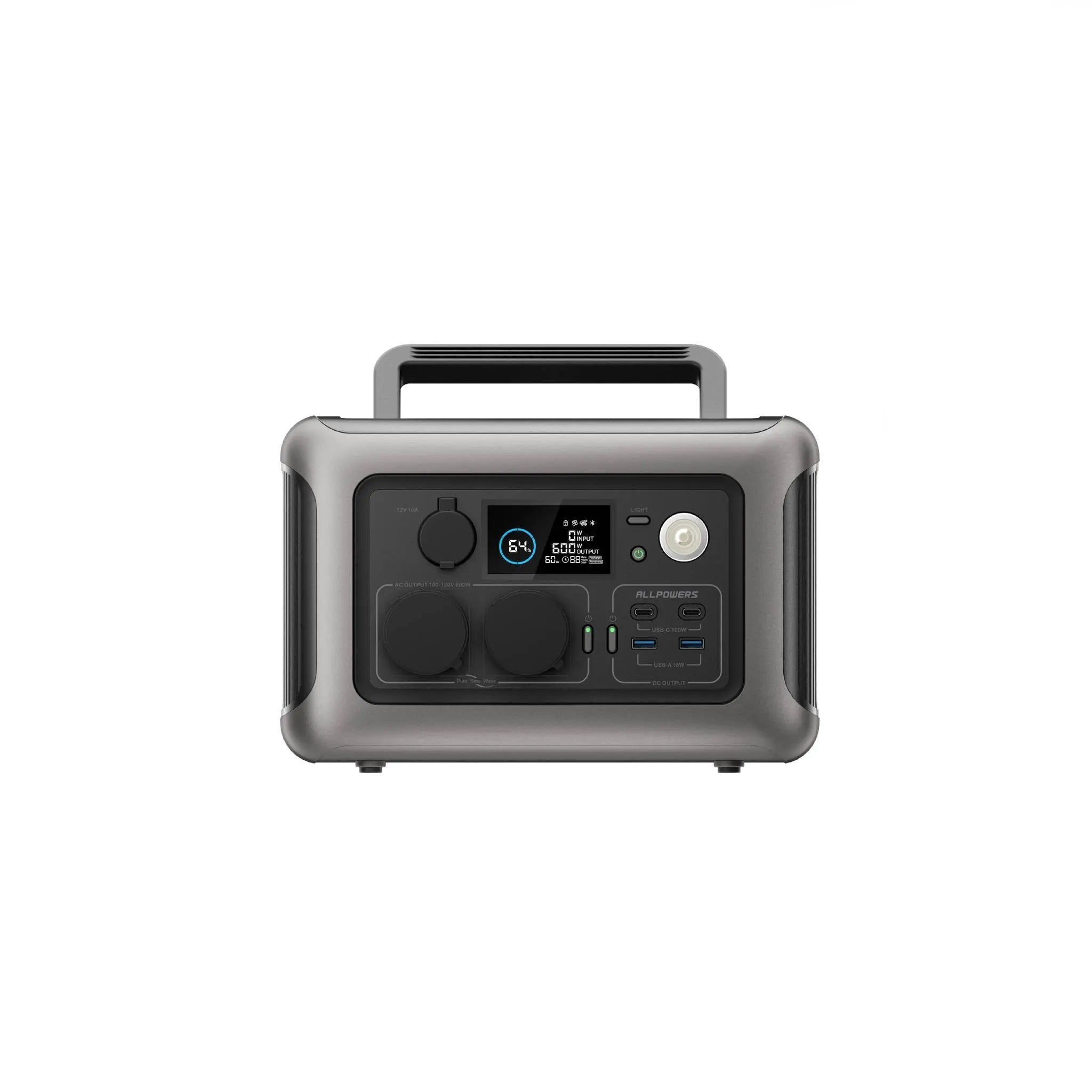 ALLPOWERS R600 Station électrique portable 600W 299Wh Batterie LiFeP04 ALLPOWERS