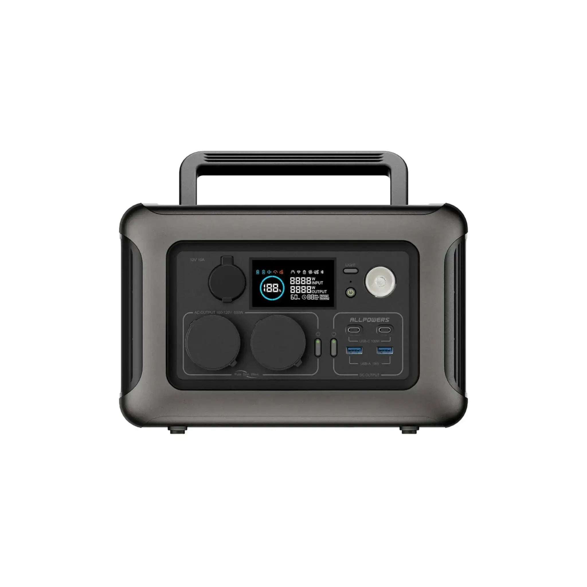ALLPOWERS R600 Station électrique portable 600W 299Wh Batterie LiFeP04