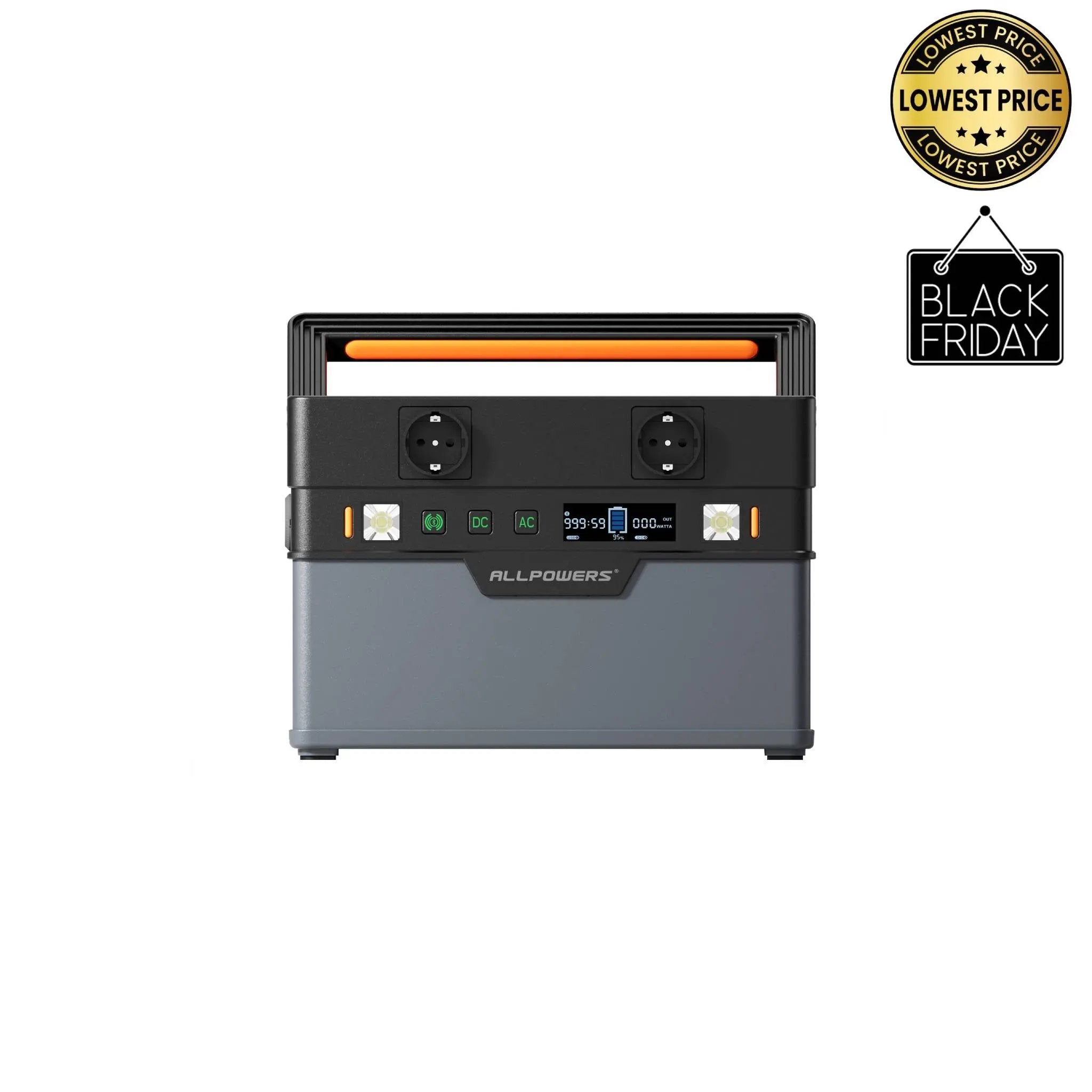 ALLPOWERS S700 Station électrique portable 700W 604Wh ALLPOWERS