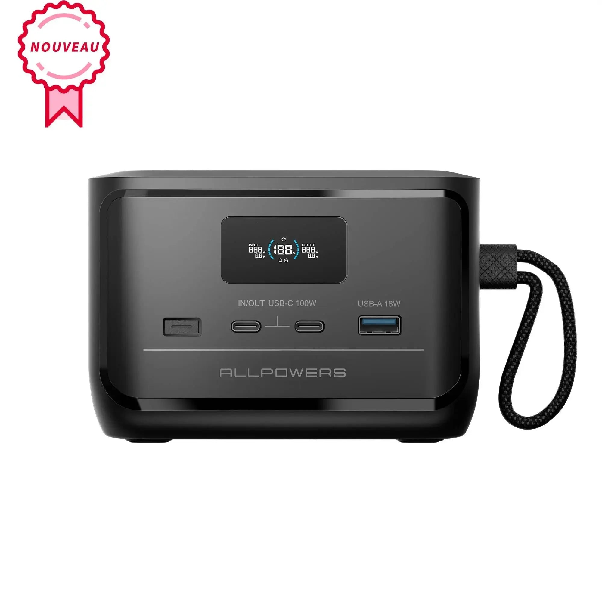 đ ALLPOWERS SOLAX P100 DC Station Ă©lectrique portable | 128W 99Wh (100% off) ALLPOWERS FR