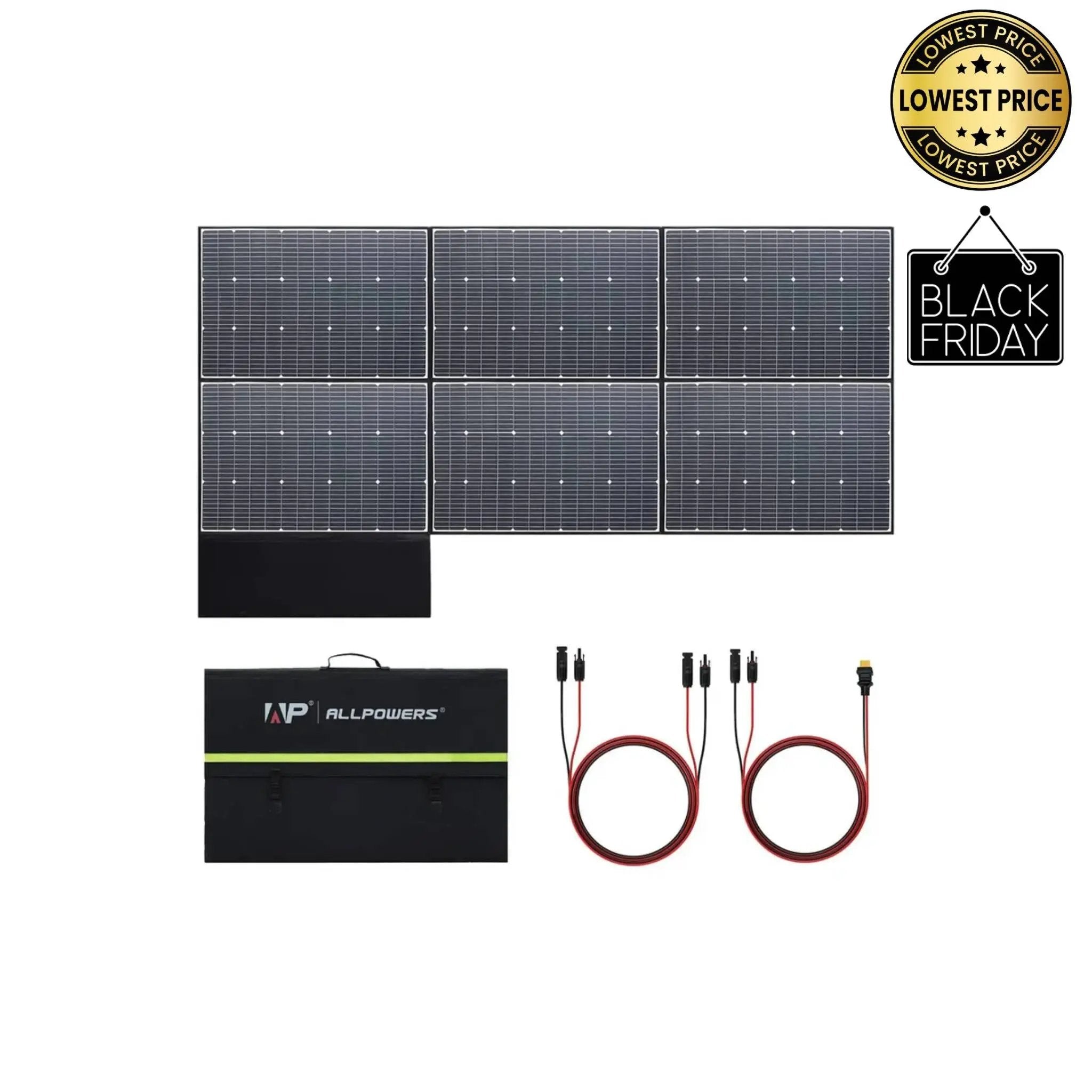 ALLPOWERS SP039 600W Panneau solaire portable monocristallin ALLPOWERS
