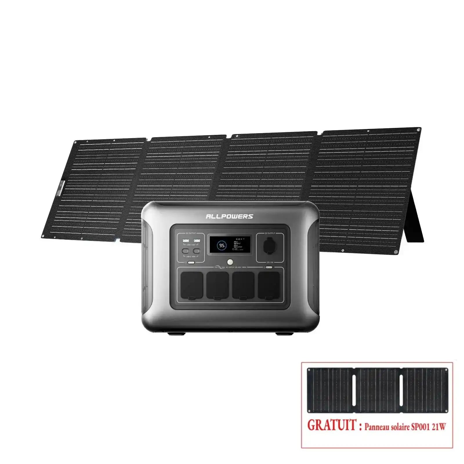 ALLPOWERS R1500 LITE Station électrique portable 1600W 1056Wh