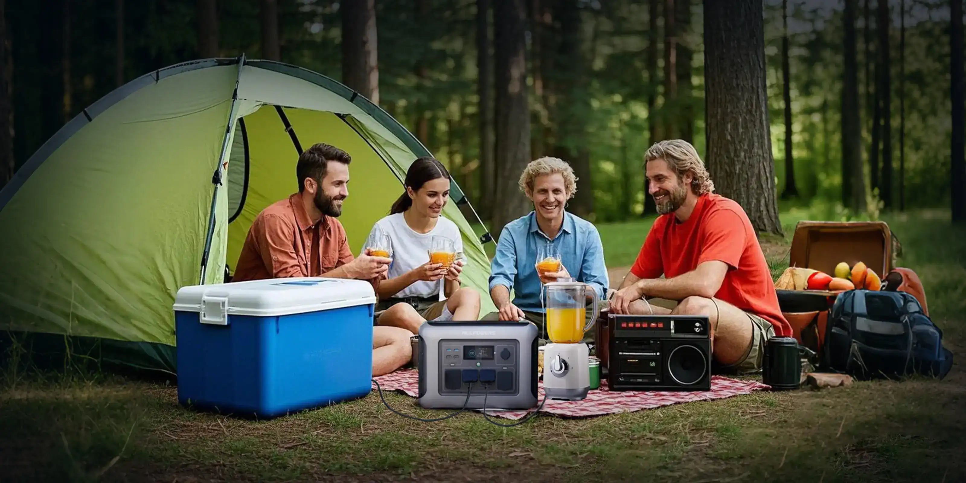Camping en plein air