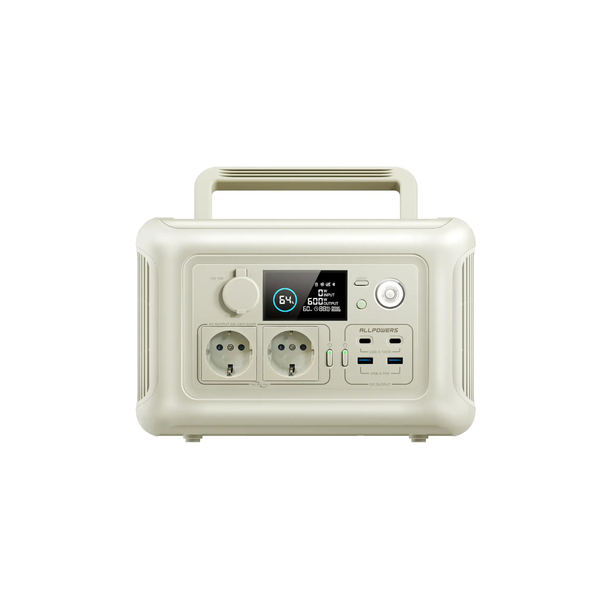 ALLPOWERS R600 Station électrique portable 600W 299Wh Batterie LiFeP04