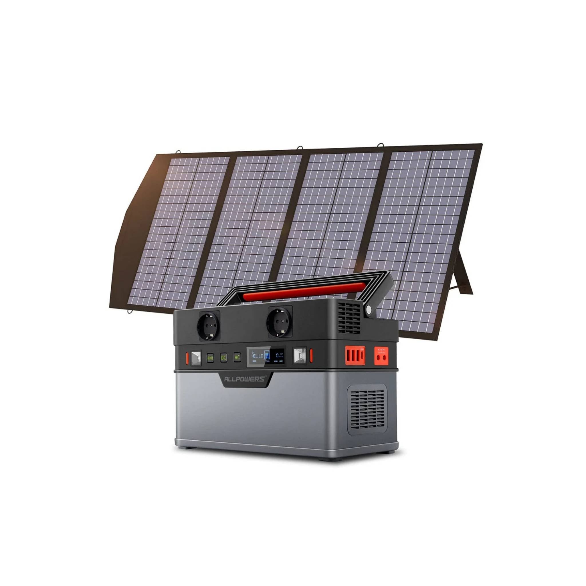 ALLPOWERS Générateur Solaire 700W (S700 + SP029 140W Panneau Solaire)