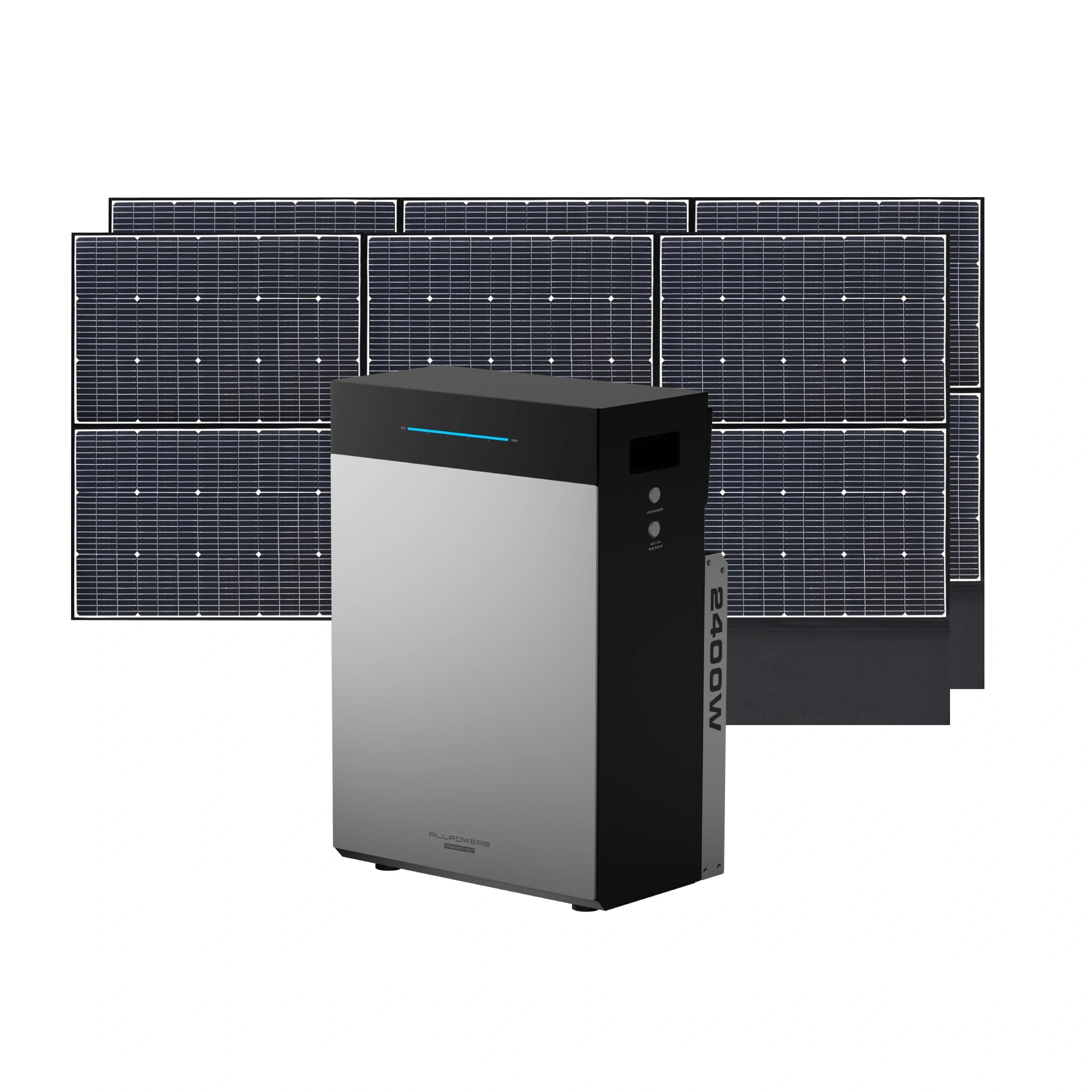 ALLPOWERS BS5000 PRO Système de Stockage Solaire Domestique Plug & Play | 2400W 5200Wh