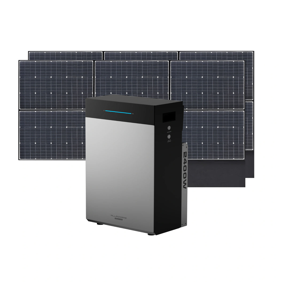 ALLPOWERS BS5000 PRO Système de Stockage Solaire Domestique Plug & Play | 2400W 5200Wh