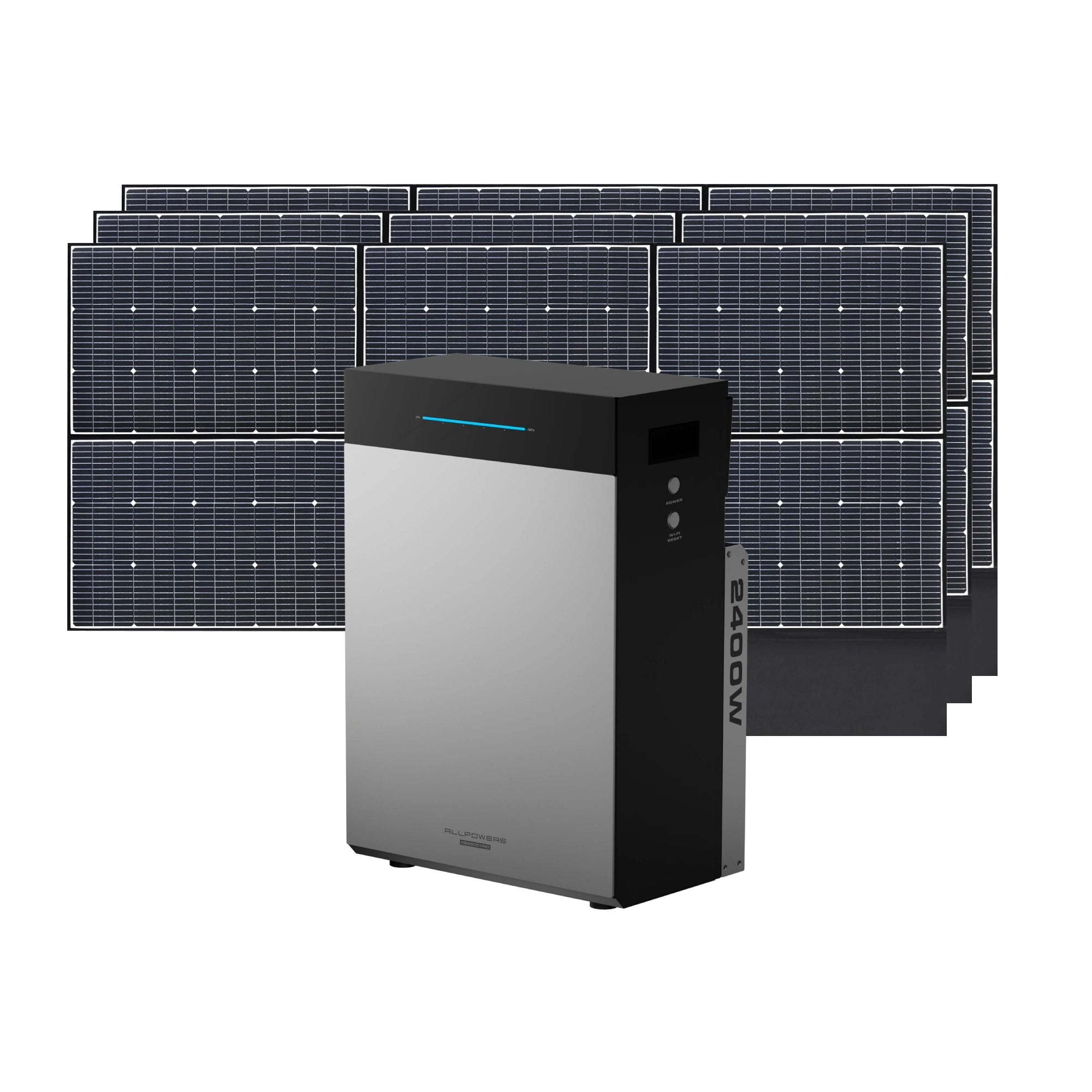 ALLPOWERS BS5000 PRO Système de Stockage Solaire Domestique Plug & Play | 2400W 5200Wh