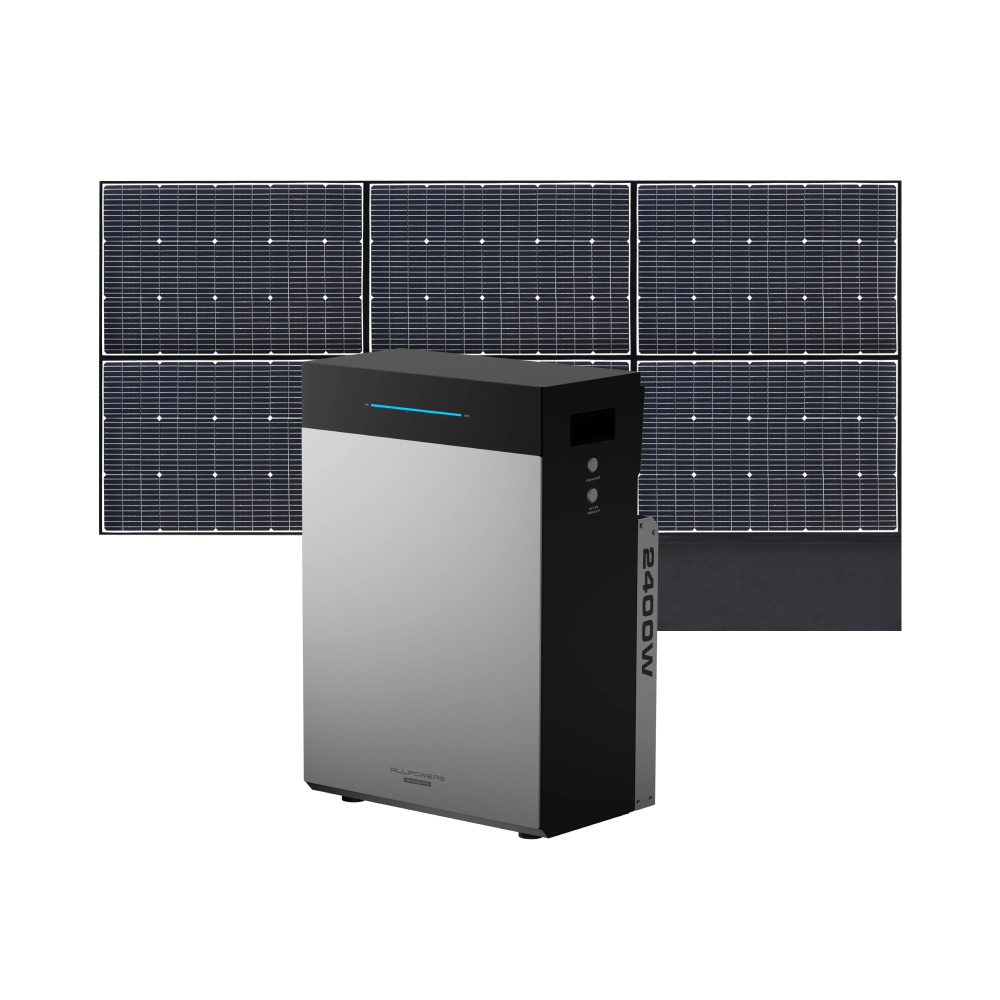 ALLPOWERS BS5000 PRO Système de Stockage Solaire Domestique Plug & Play | 2400W 5200Wh