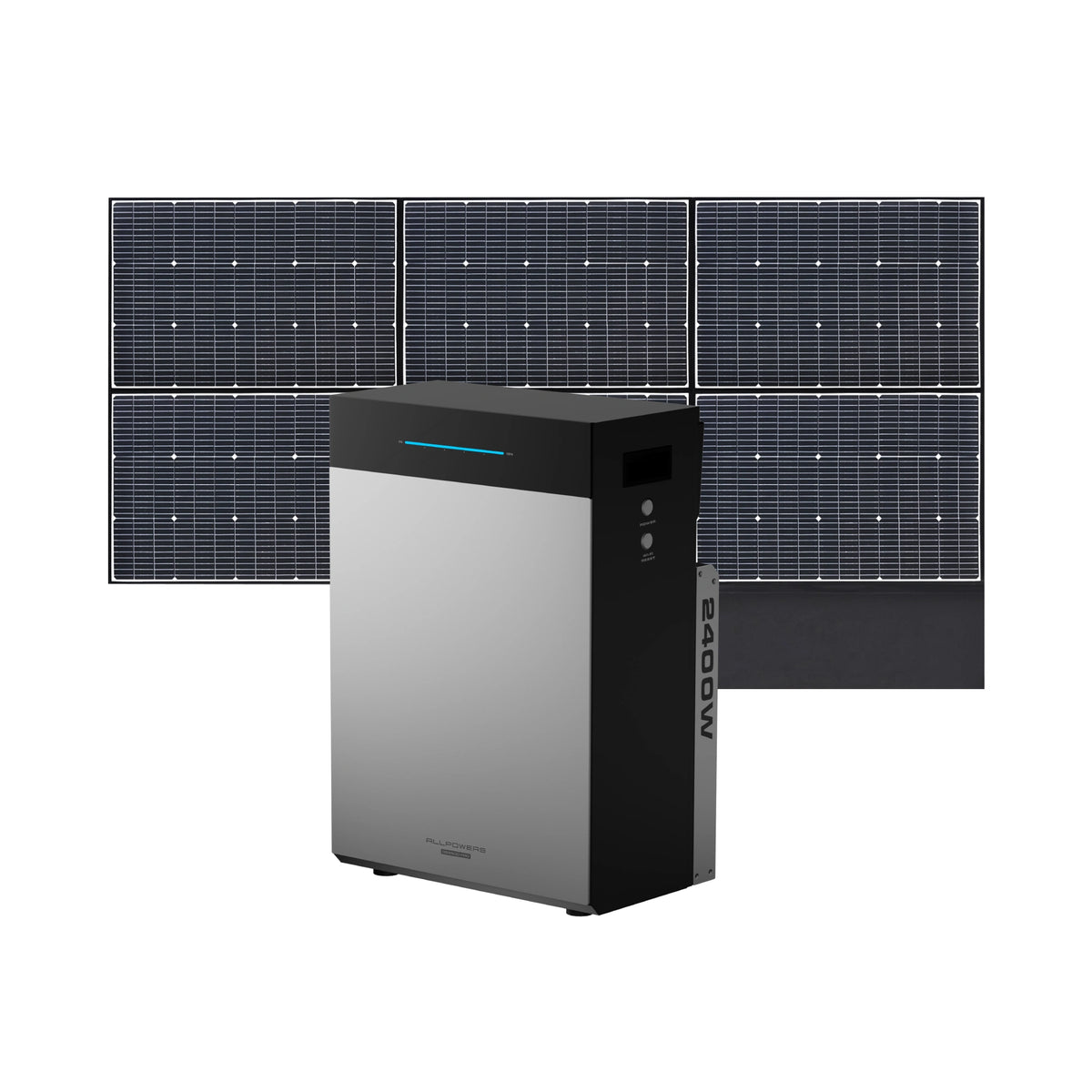 ALLPOWERS BS5000 PRO Système de Stockage Solaire Domestique Plug & Play | 2400W 5200Wh
