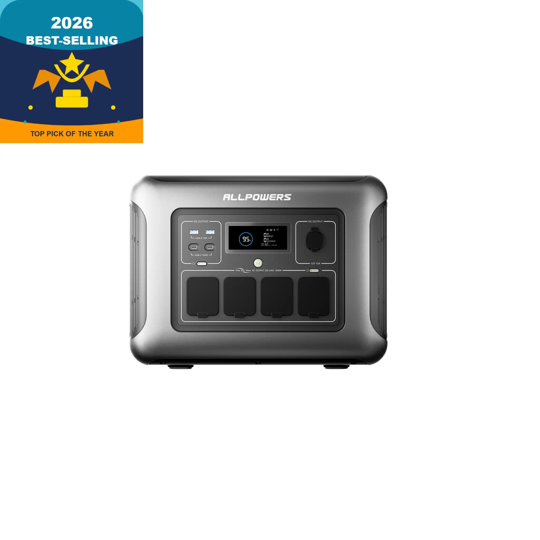 ALLPOWERS R1500 LITE Station électrique portable 1600W 1056Wh