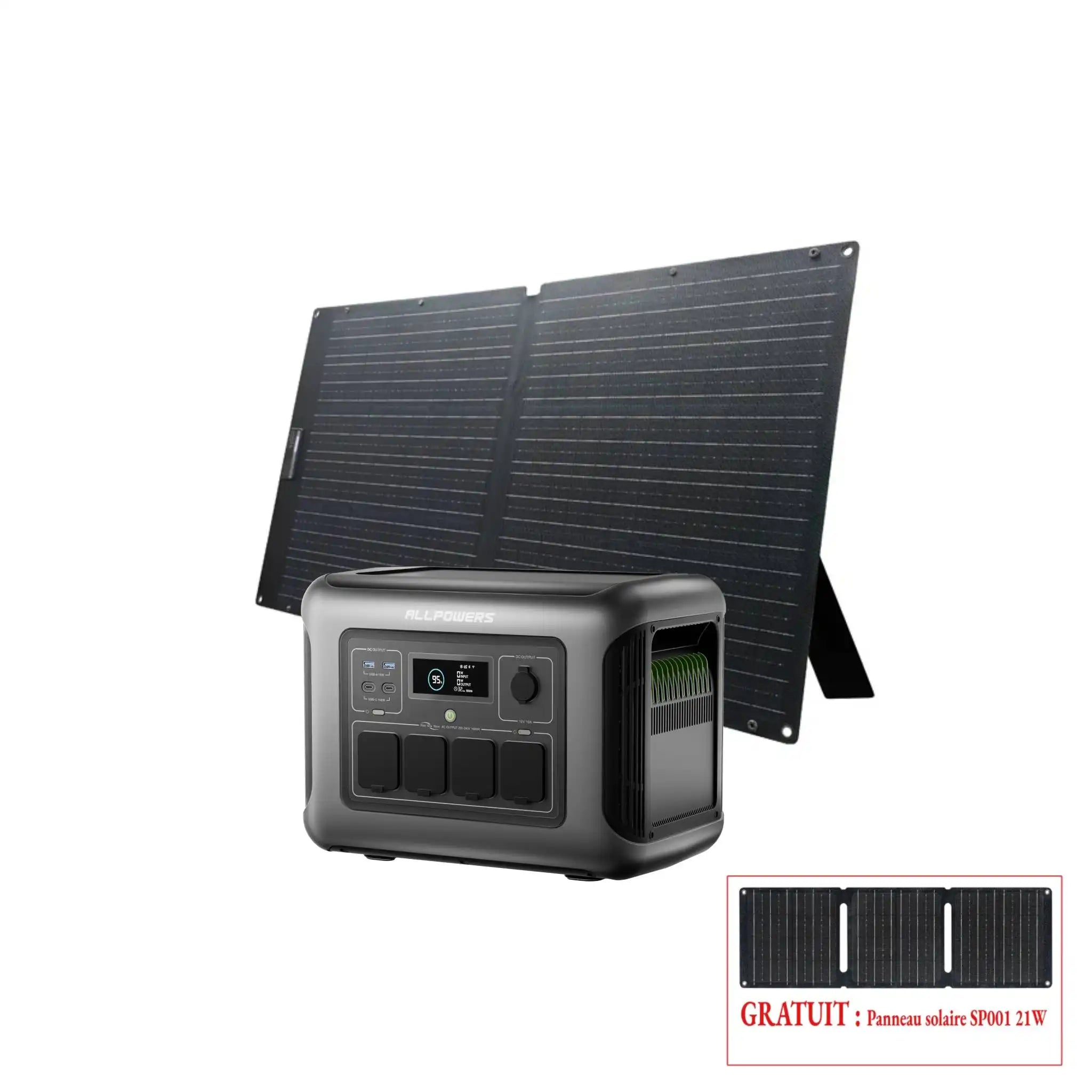ALLPOWERS R1500 LITE Station électrique portable 1600W 1056Wh