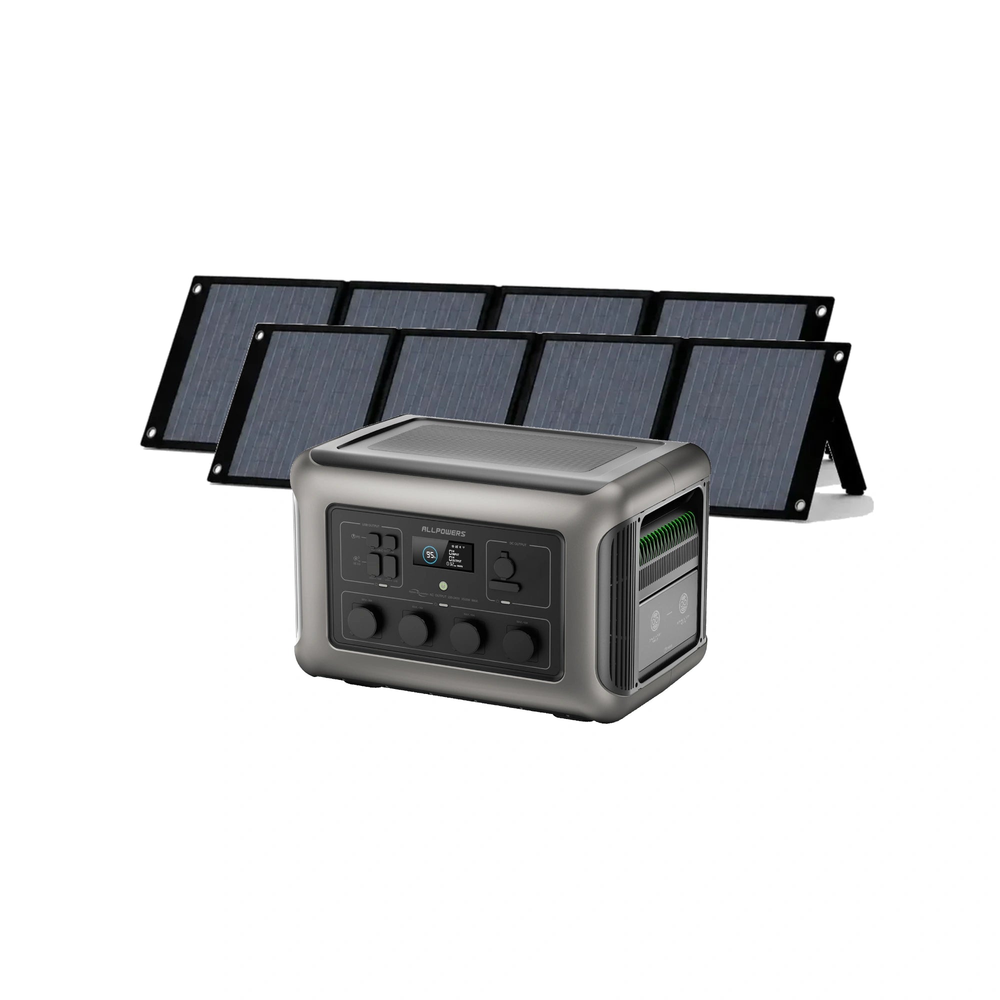 ALLPOWERS Générateur Solaire 3500W (R3500 + SP035 200W Panneau Solaire)
