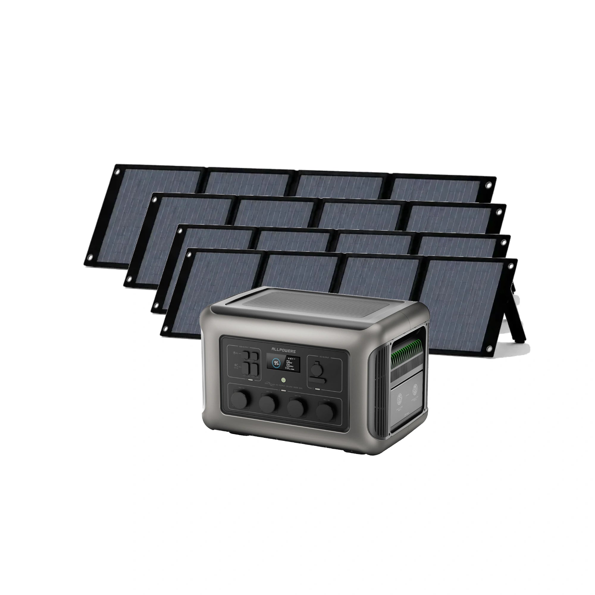 ALLPOWERS Générateur Solaire 3500W (R3500 + SP035 200W Panneau Solaire)