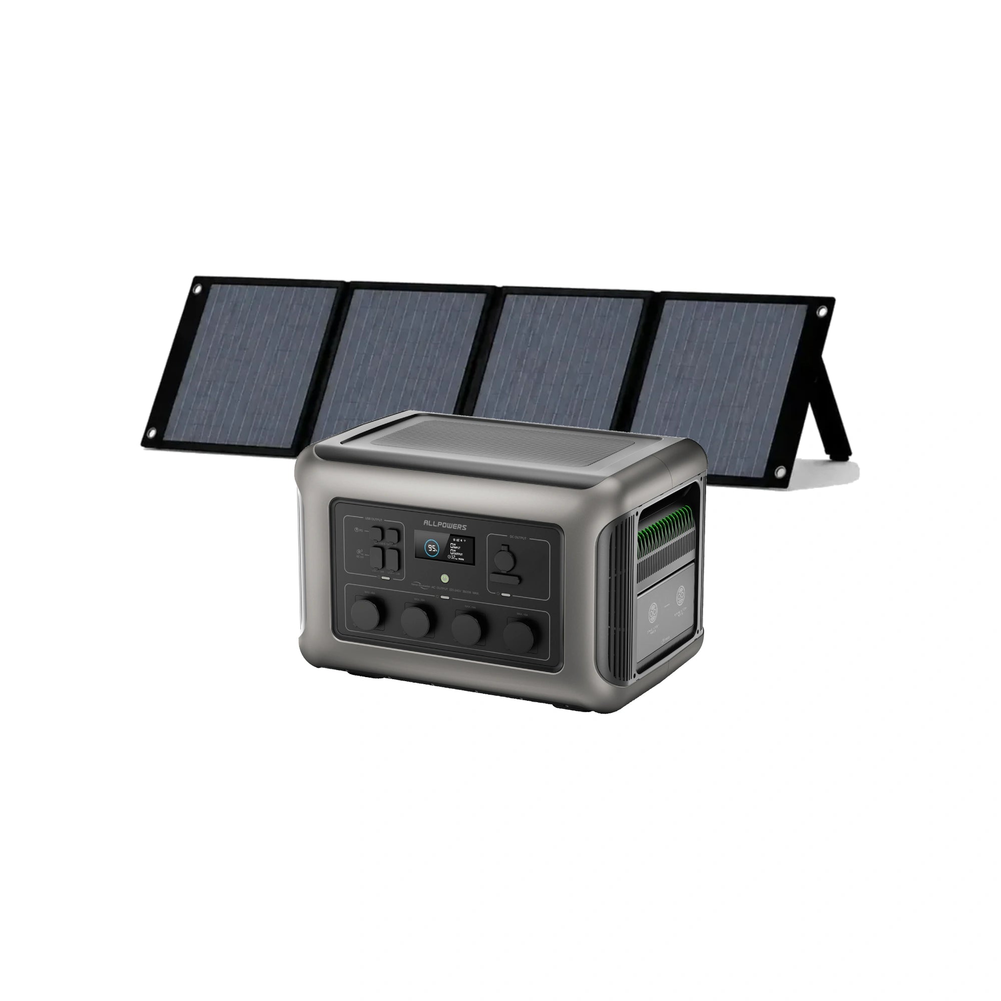 ALLPOWERS Générateur Solaire 3500W (R3500 + SP035 200W Panneau Solaire)