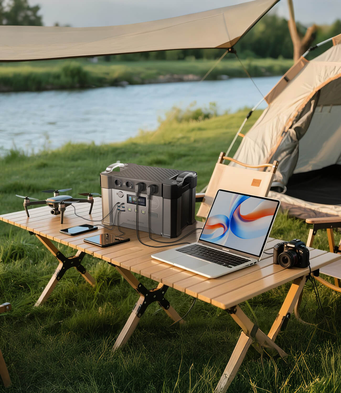 Camping en plein air