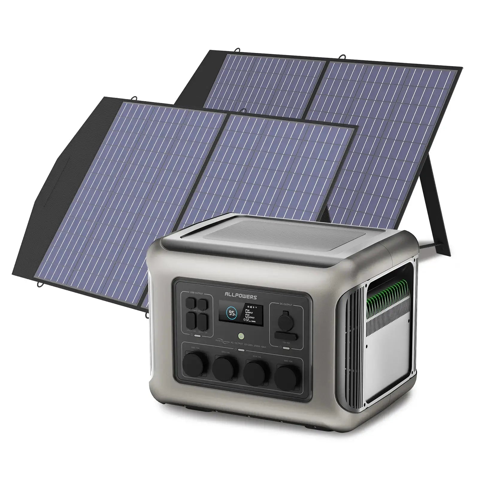 ALLPOWER Générateur Solaire 2500W (R2500 + SP027 Panneau Solaire 100W) ALLPOWERS