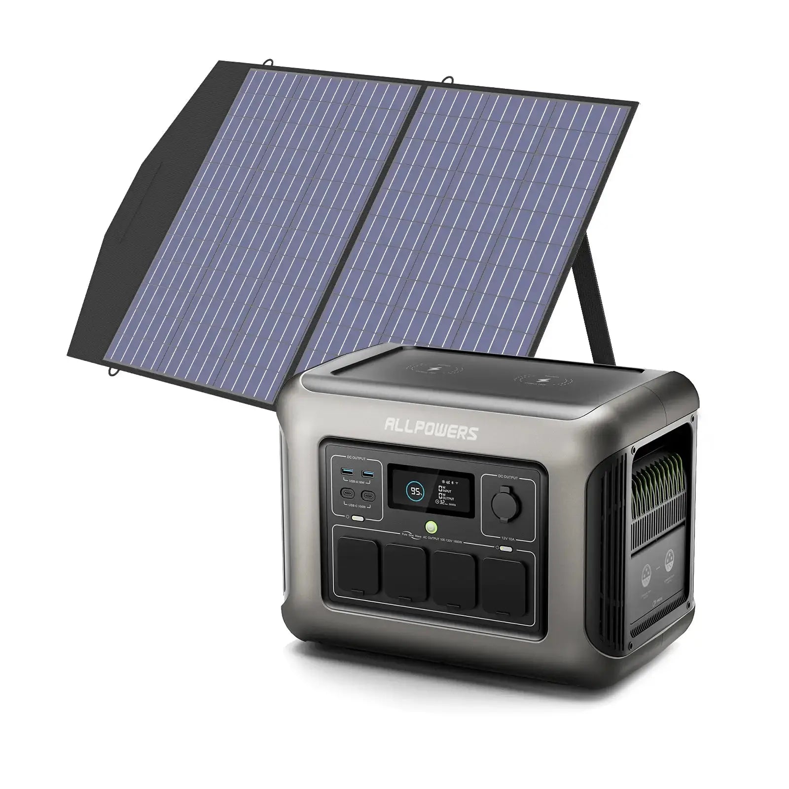 ALLPOWERS 1800W Générateur Solaire R1500 avec PV100W ALLPOWERS