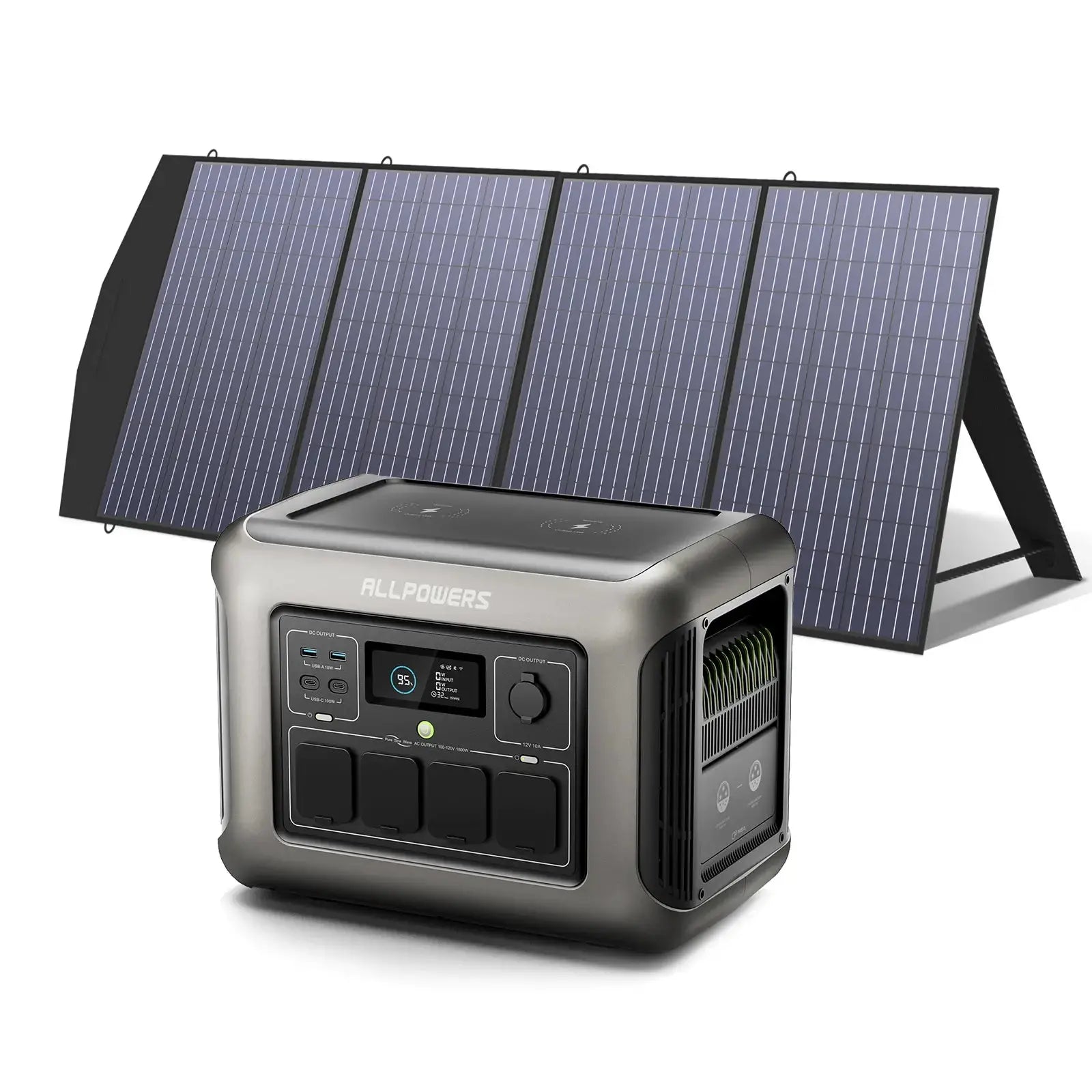 ALLPOWERS 1800W Générateur Solaire R1500 avec PV200W ALLPOWERS