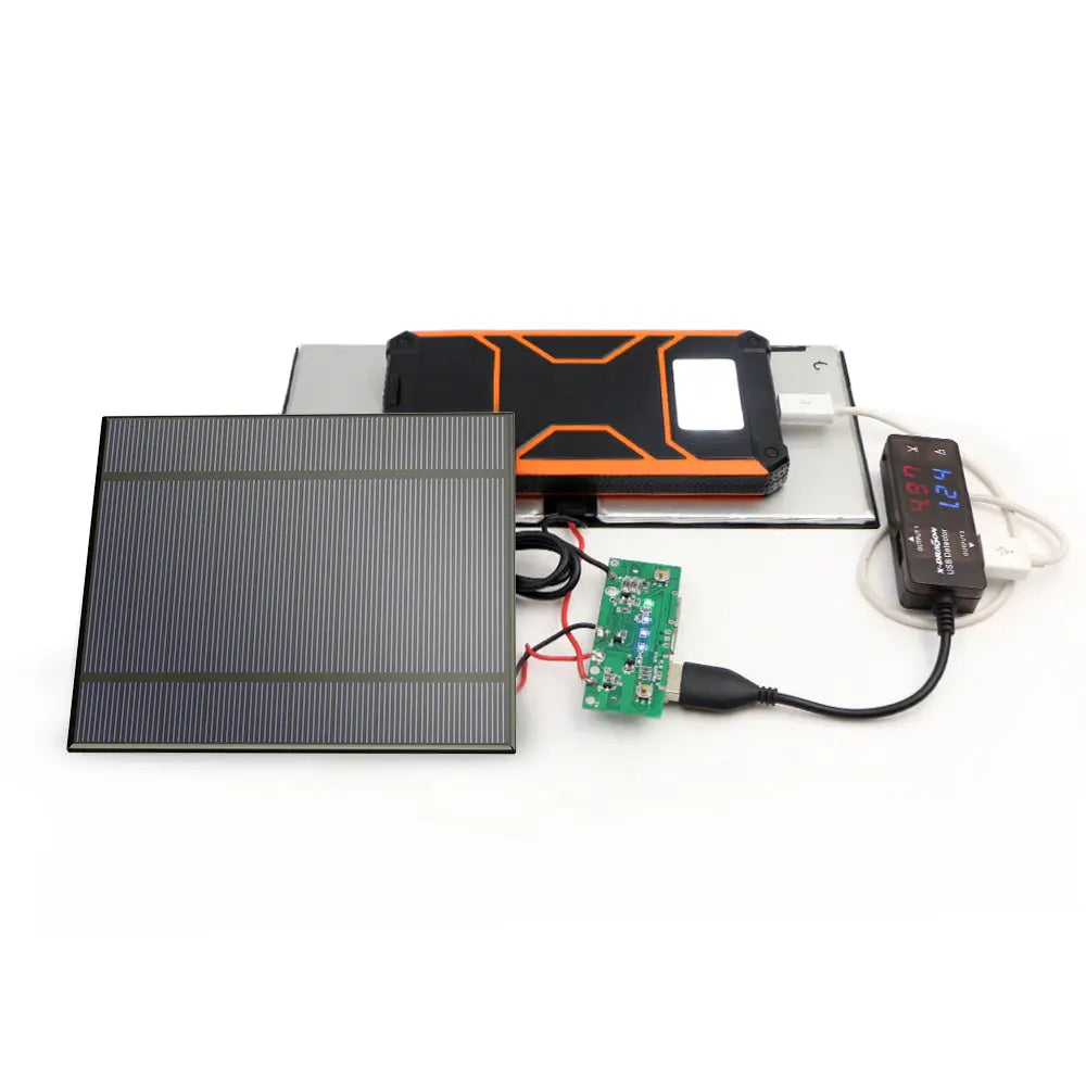 ALLPOWERS 2 pièces 2.5W 5V/500mAh Mini Kit de chargeur de panneau solaire bricolage ALLPOWERS