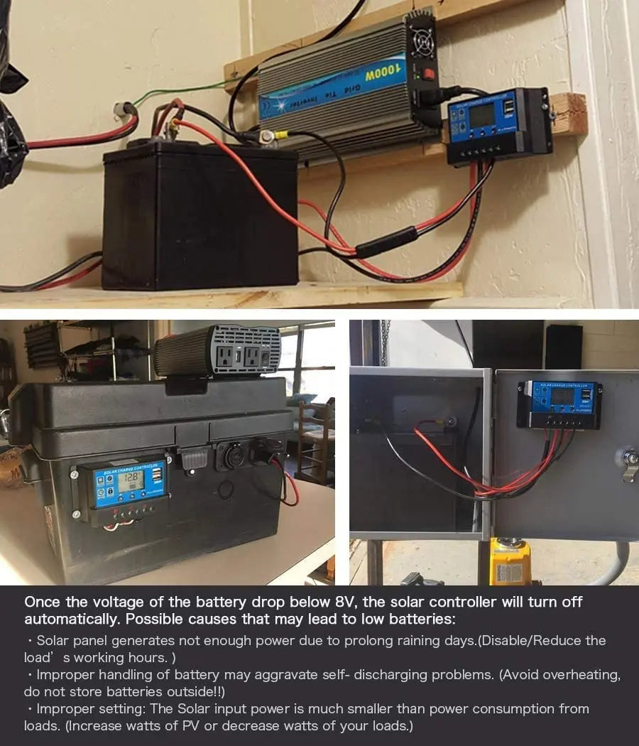 ALLPOWERS 20A Contrôleur de chargeur solaire ALLPOWERS